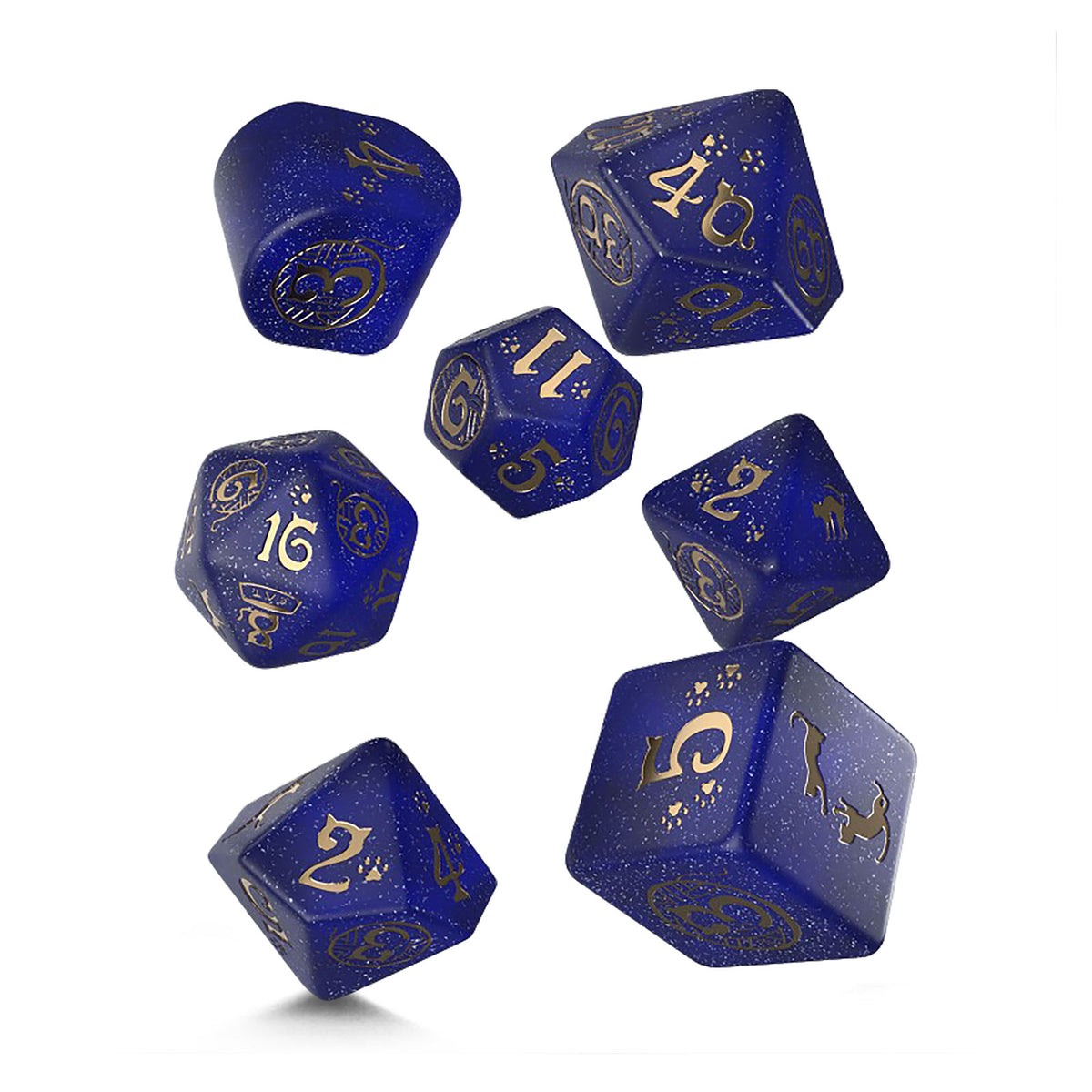 Productafbeelding Cats Meowster Modern RPG Dobbelset 7-delig