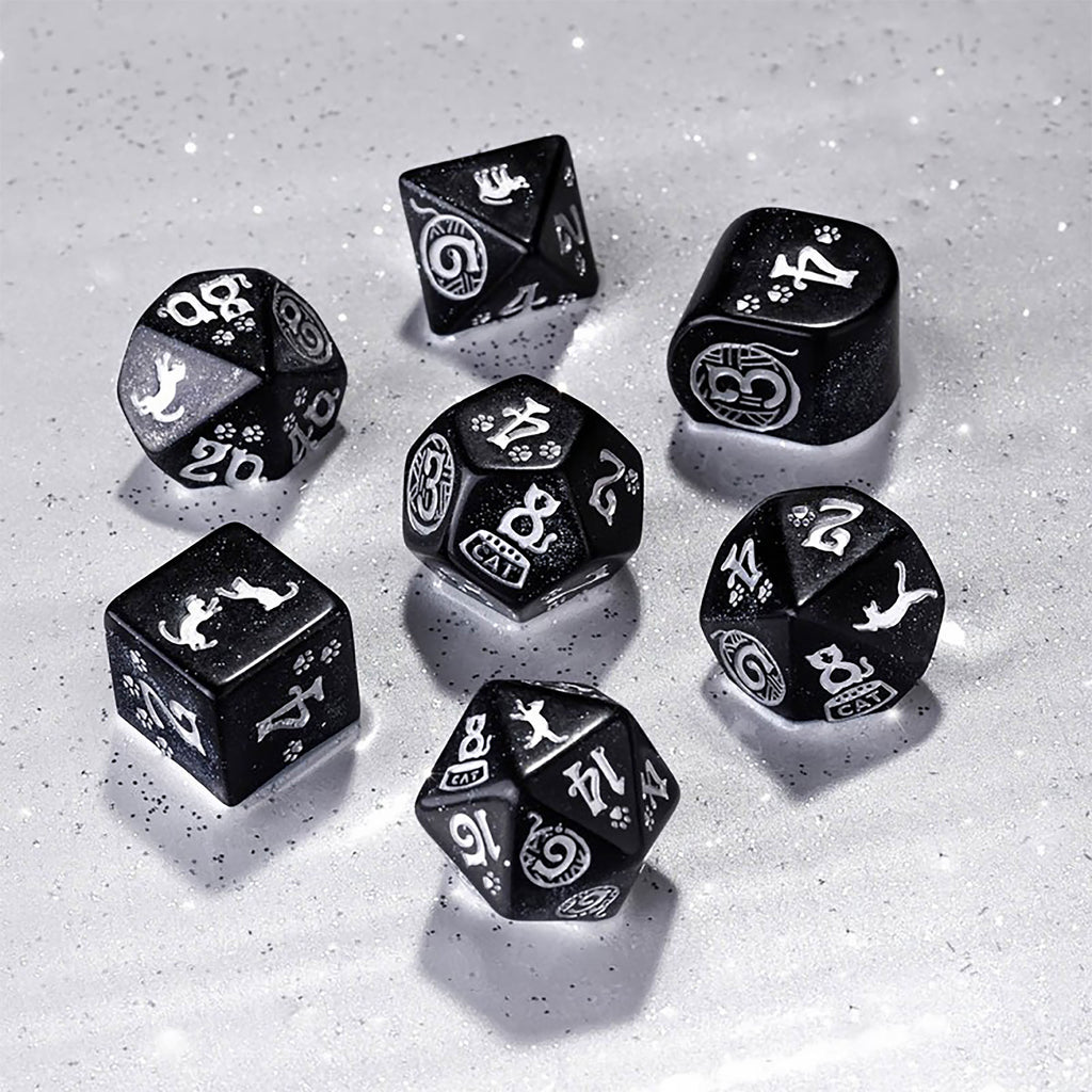 Productafbeelding Cats Waffle Modern RPG Dobbelsteen Set 7dlg