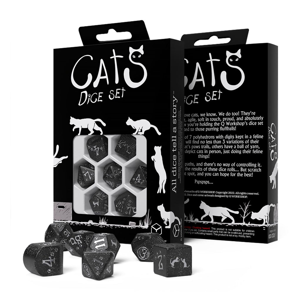 Productafbeelding Cats Waffle Modern RPG Dobbelsteen Set 7dlg