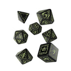 Productafbeelding Elvish RPG Dobbelsteen Set 7dlg Glow in The Dark Editie