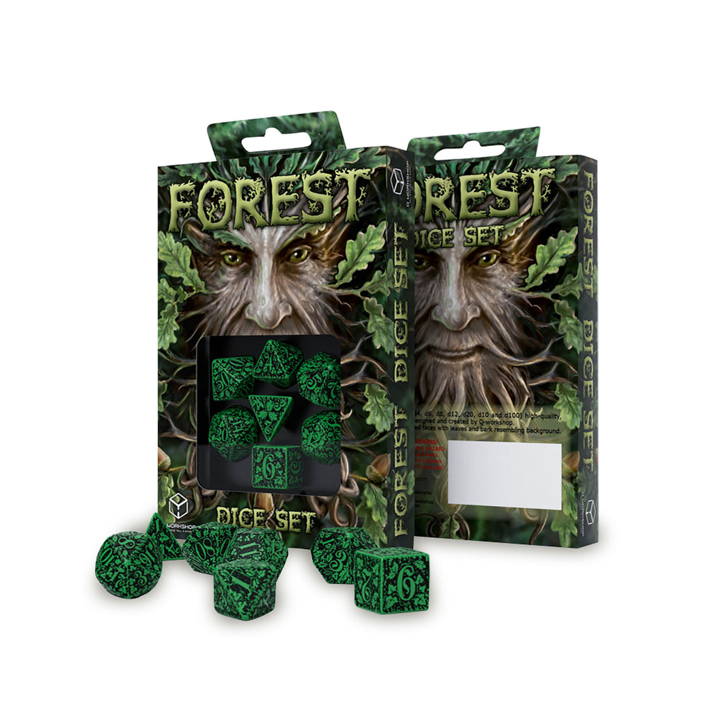 Productafbeelding Forest Jungle Dobbelset 7-delig groen