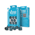 Productafbeelding Viking RPG Dobbelsteen Set 7dlg zwart-blauw