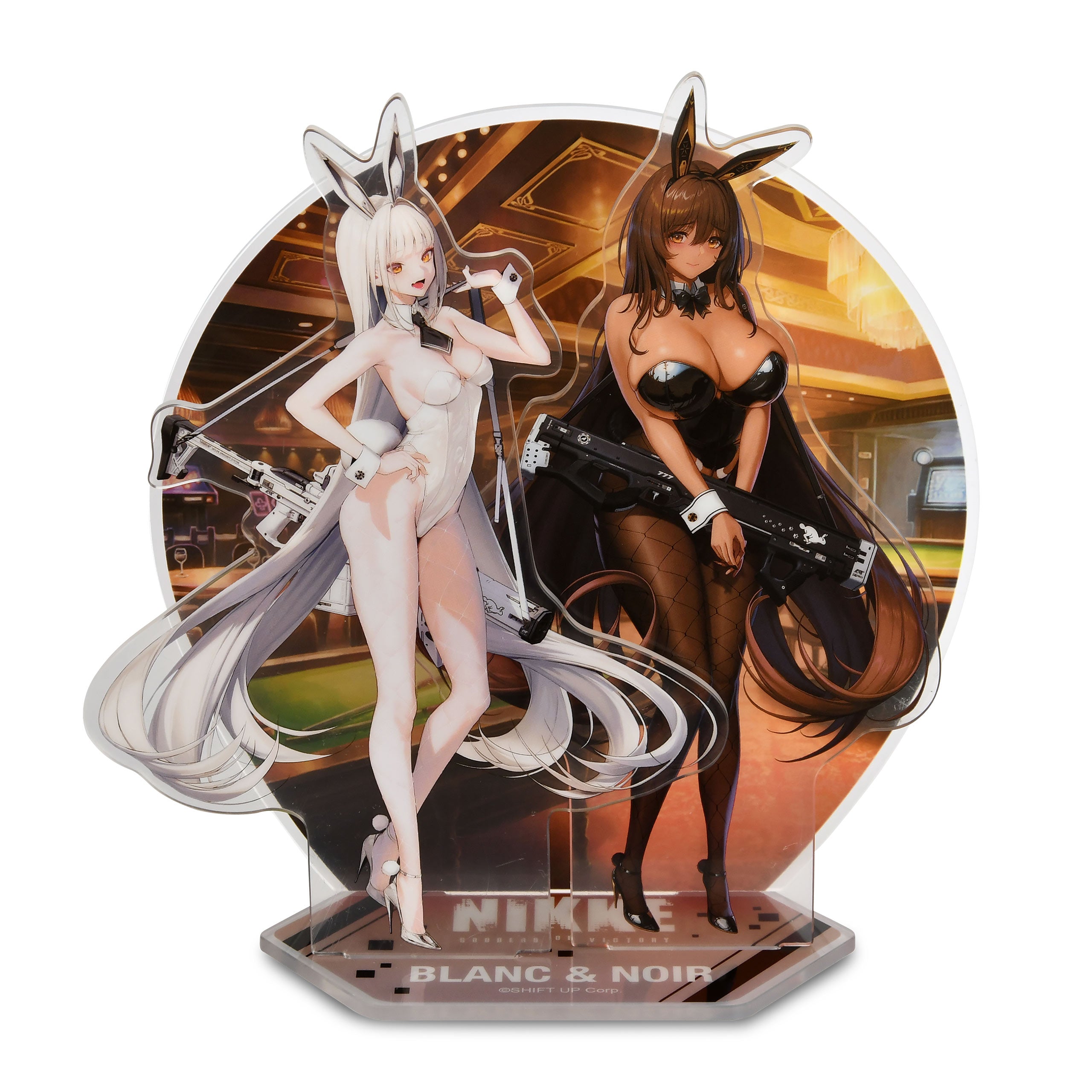 Productafbeelding Godin van de Overwinning: Nikke - Blanc & Noir Acryl Diorama Figuur