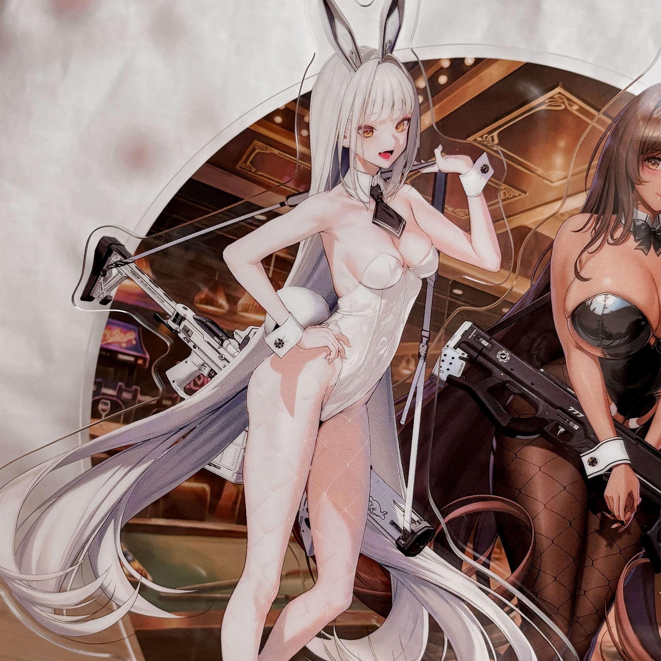 Productafbeelding Godin van de Overwinning: Nikke - Blanc & Noir Acryl Diorama Figuur