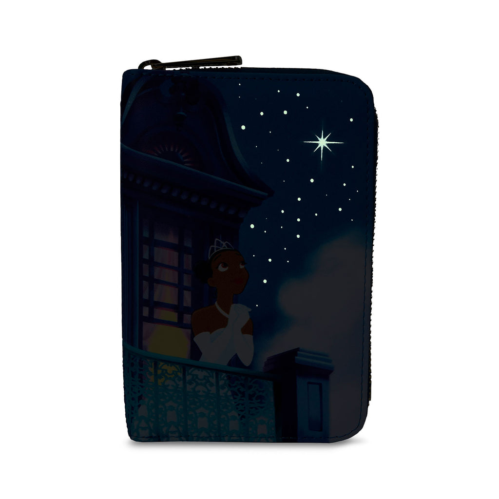 Productafbeelding Kus de Kikker - Tiana Glow in the Dark Portemonnee