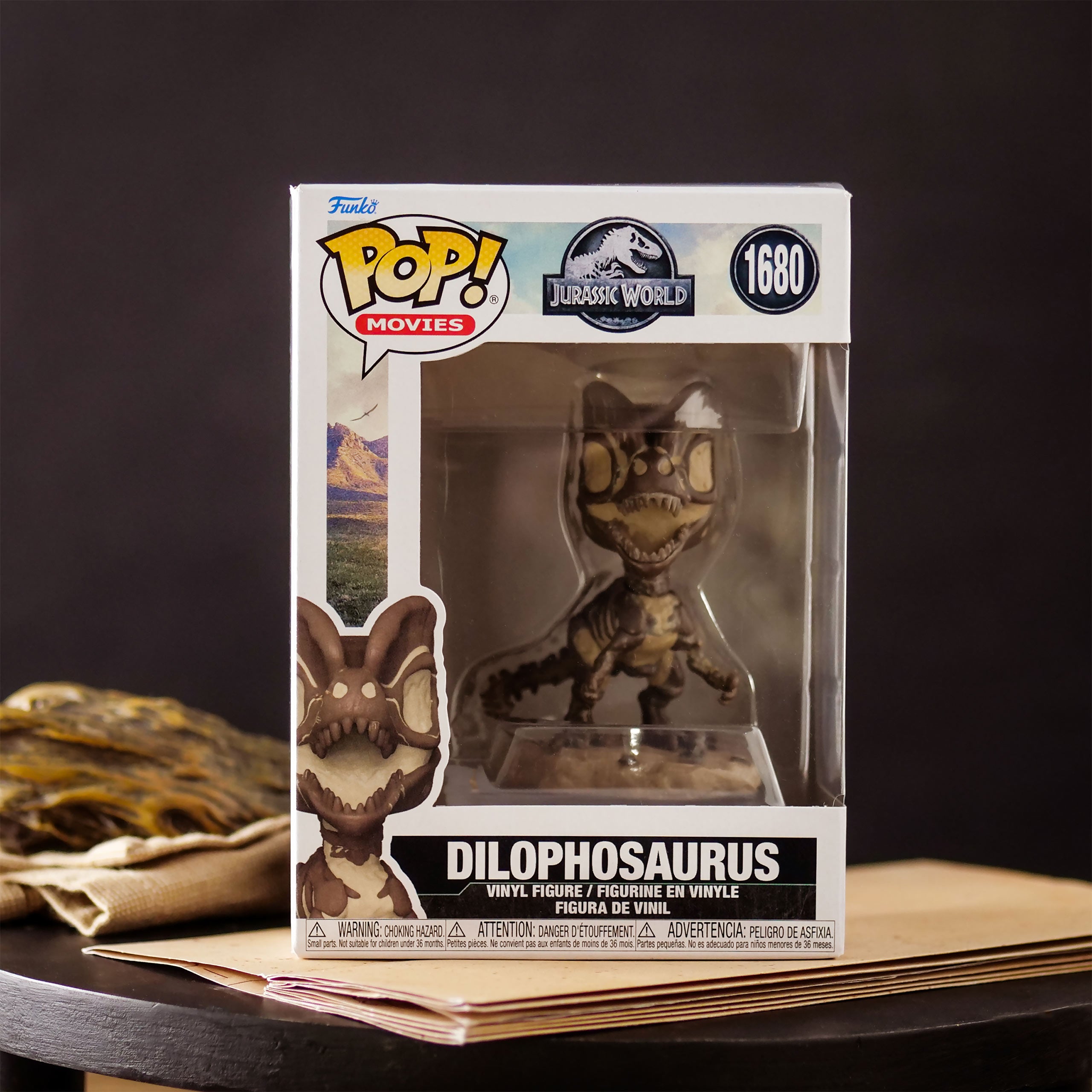 Productafbeelding Jurassic World - Fossiele Dilophosaurus Funko Pop-figuur