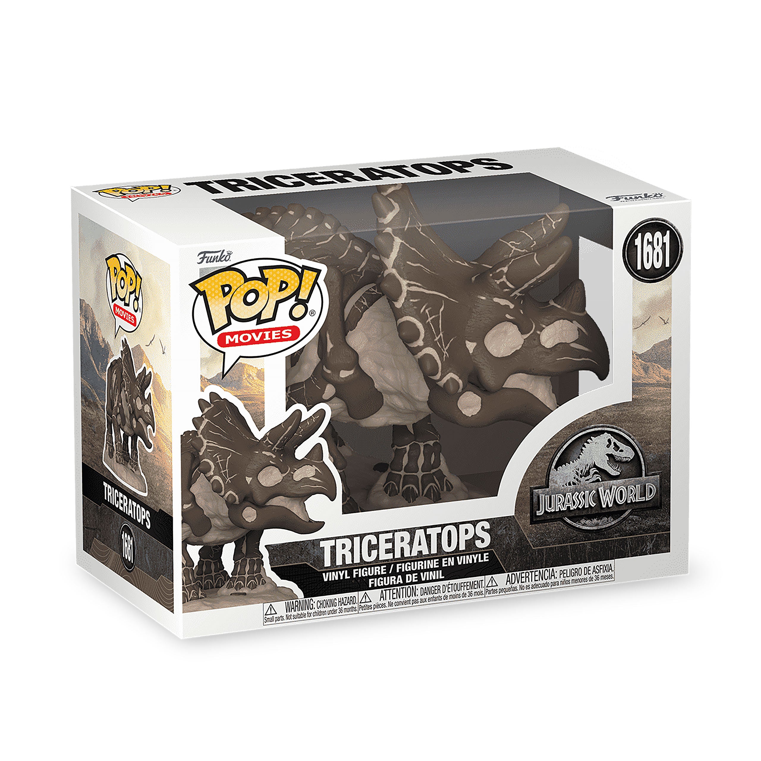 Productafbeelding Jurassic World - Fossiel Triceratops Funko Pop Figuur