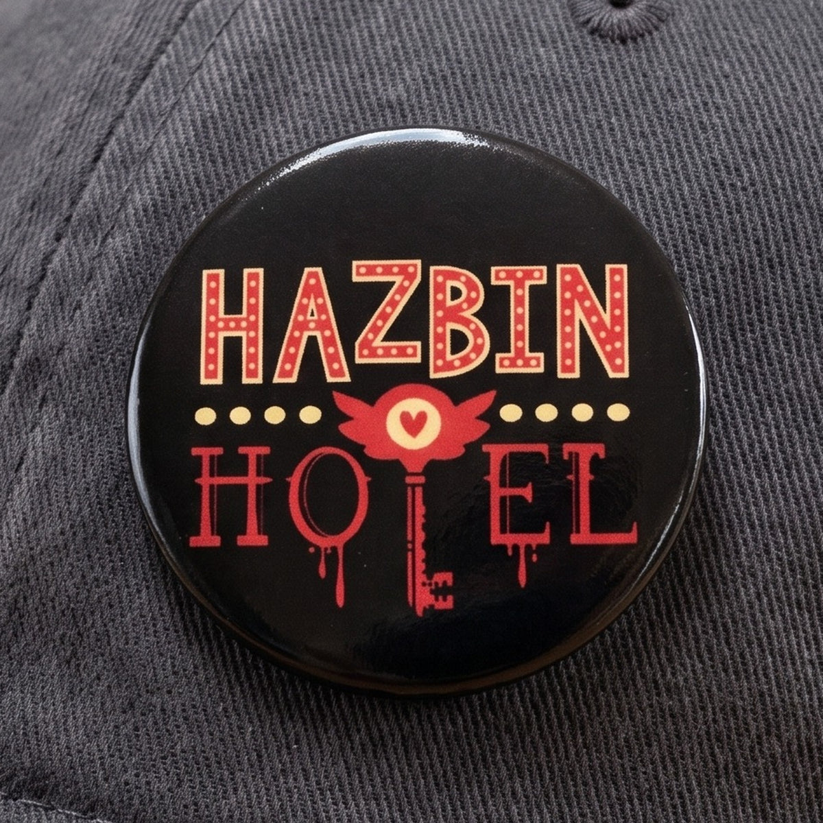 Productafbeelding Logo Button voor Hazbin Hotel Fans