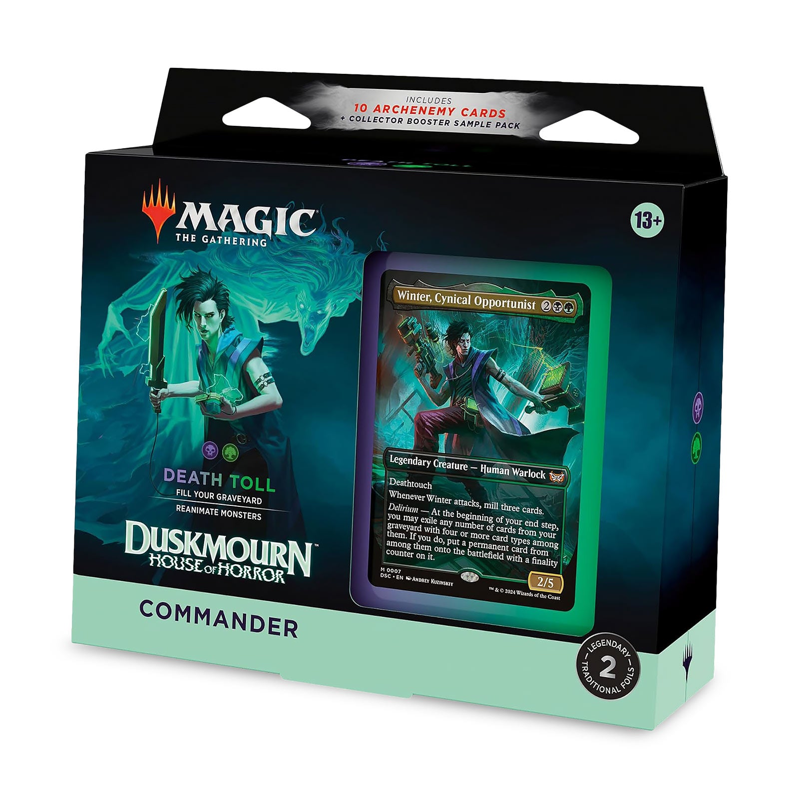 Productafbeelding Duskmourn: House of Horror Commander Deck Death Toll - Magic The Gathering