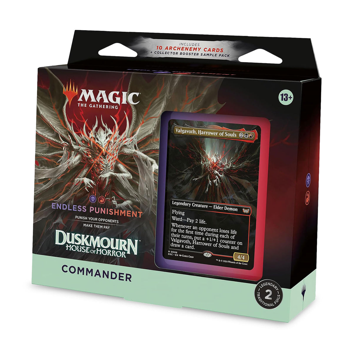 Productafbeelding Duskmourn: House of Horror Commander Deck Endless Punishment - Magic The Gathering