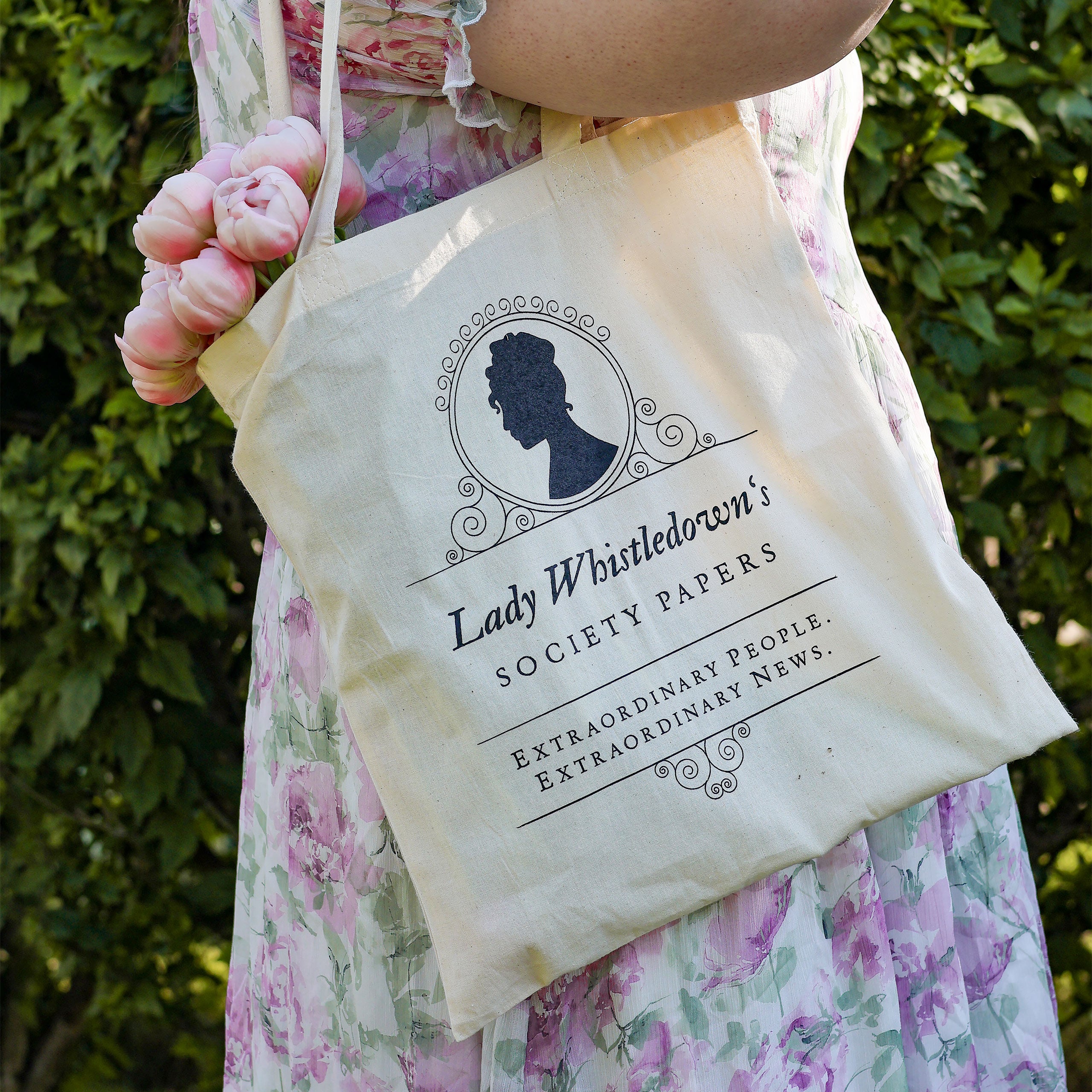 Productafbeelding Society Papers Jute Tas voor Bridgerton Fans