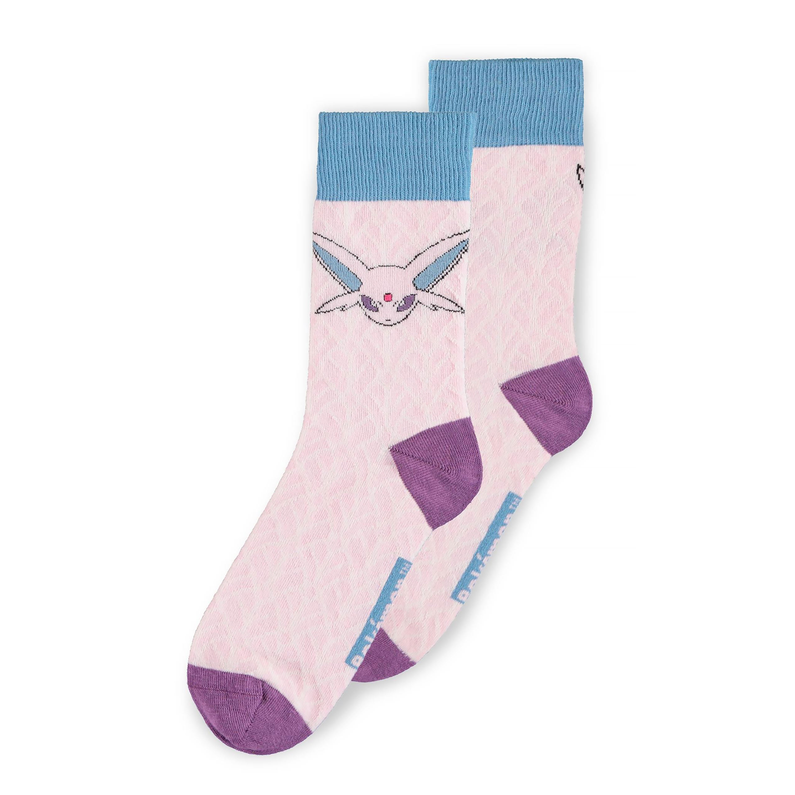 Product image Pokemon - Eevee Evolution Socks 3-Pack Brown-Black-Pink