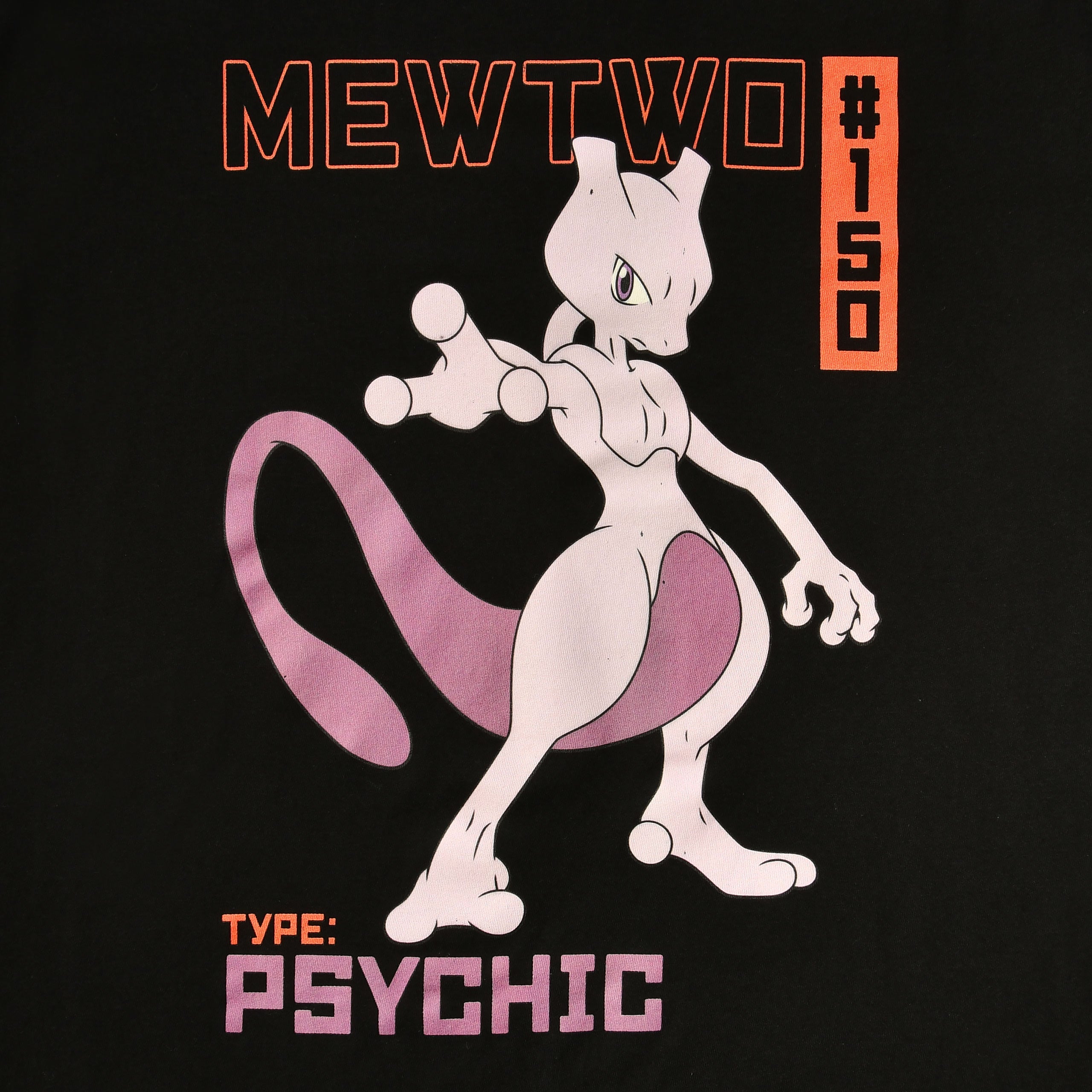 Productafbeelding Pokemon - Mewtwo T-shirt zwart