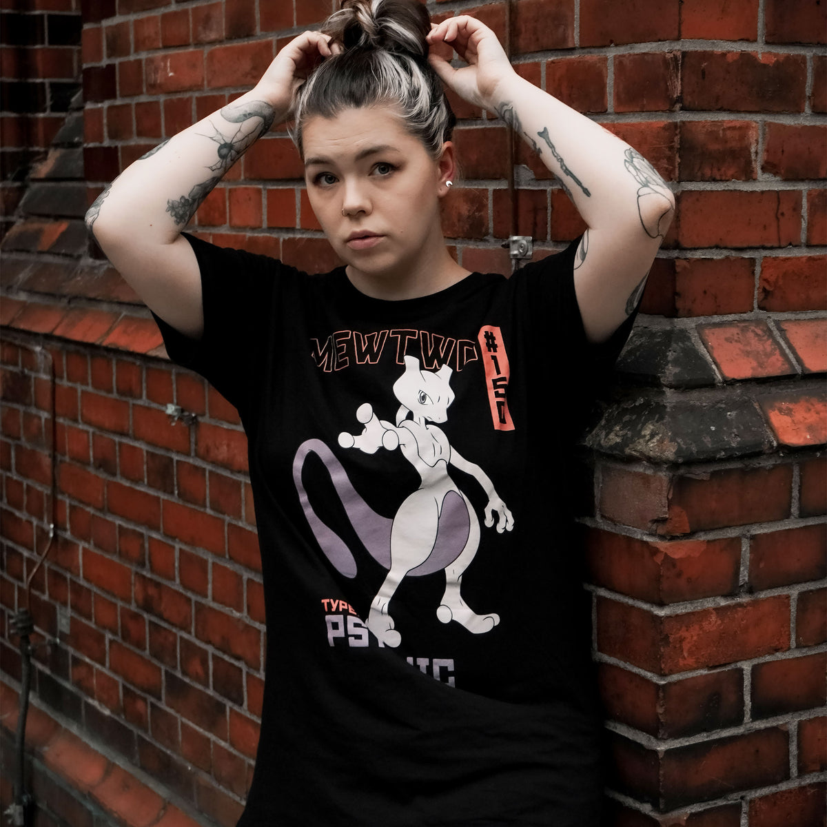 Productafbeelding Pokemon - Mewtwo T-shirt zwart