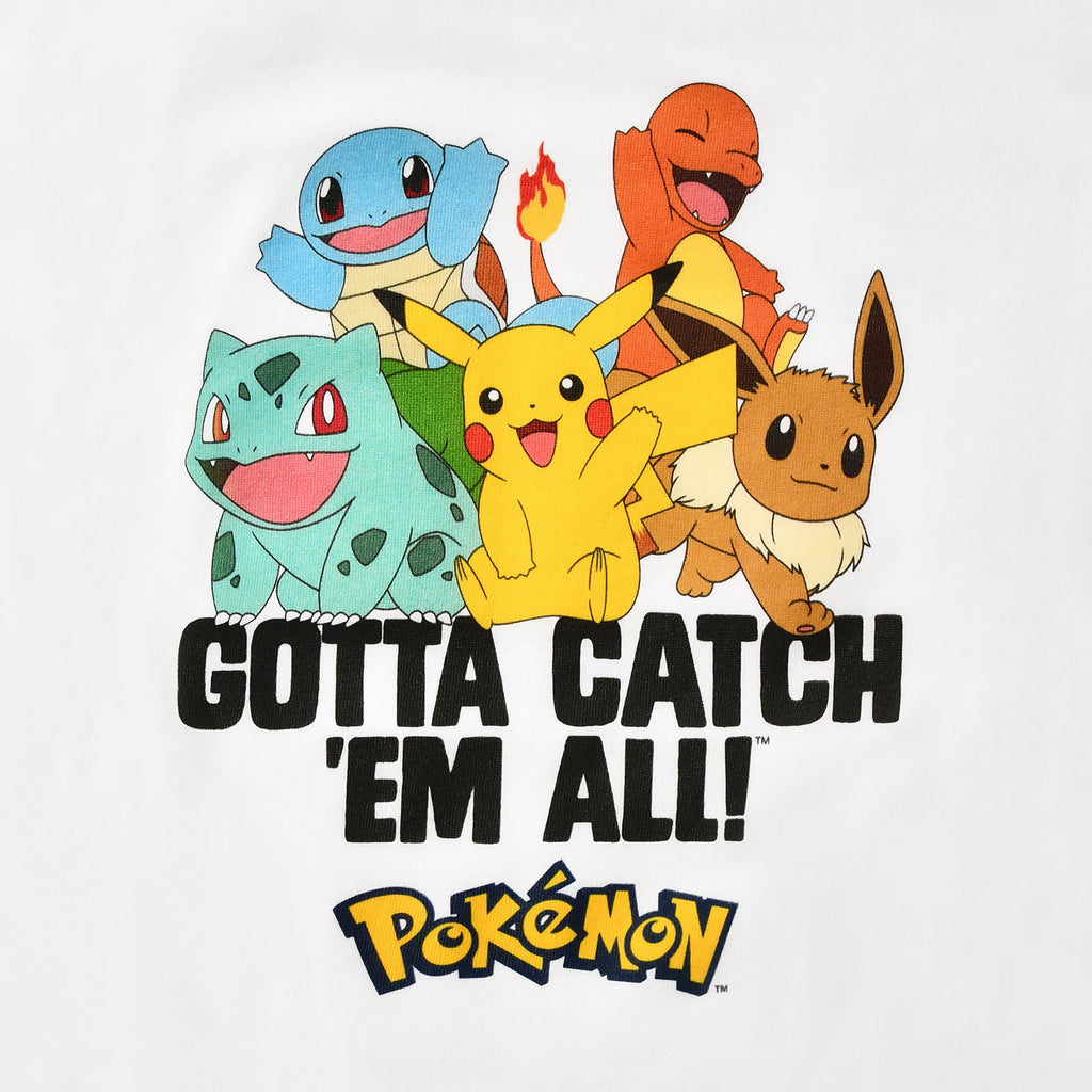 Productafbeelding Pokemon - Gotta Catch Em All Kinderen T-Shirt wit