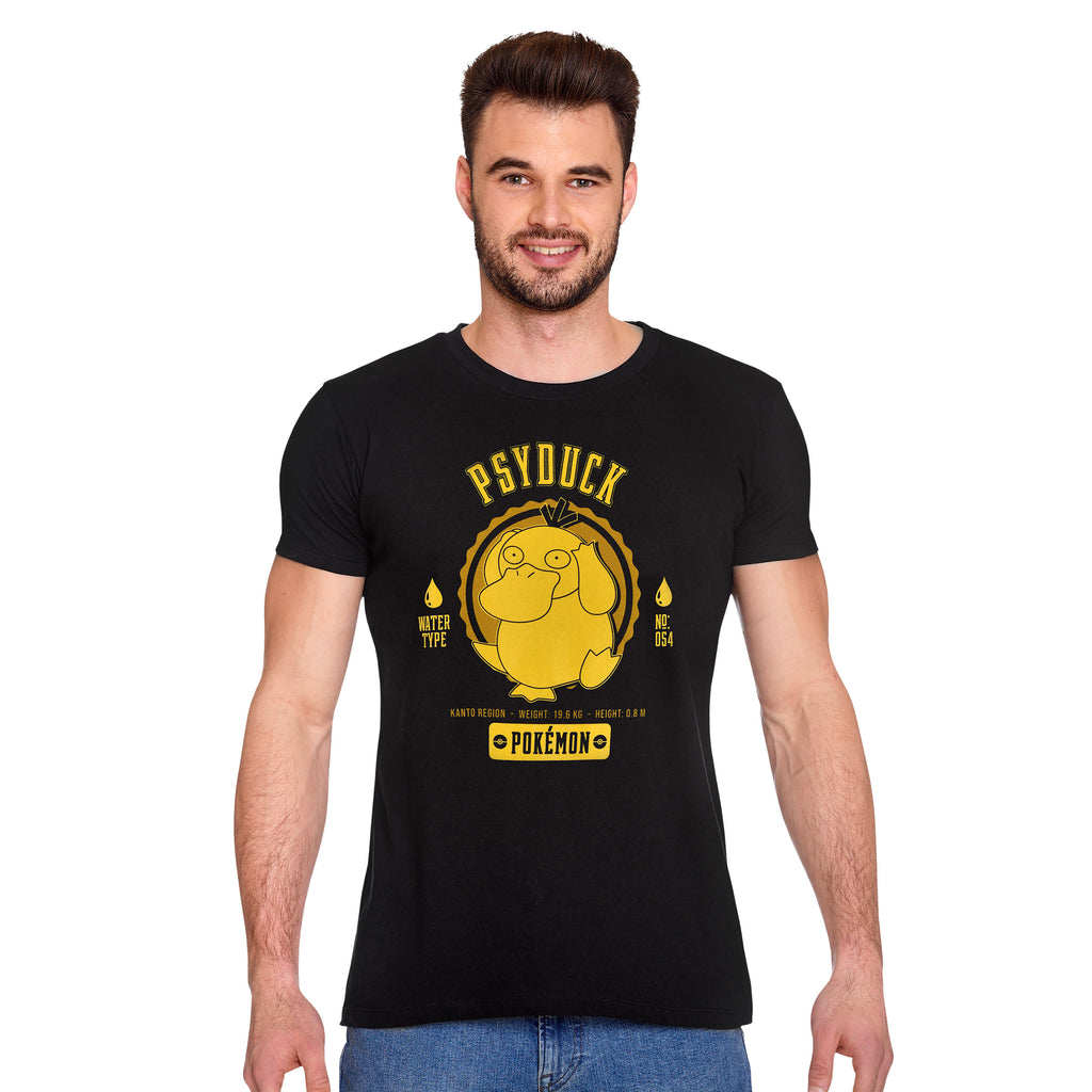 Productafbeelding Pokemon - Psyduck College T-shirt zwart