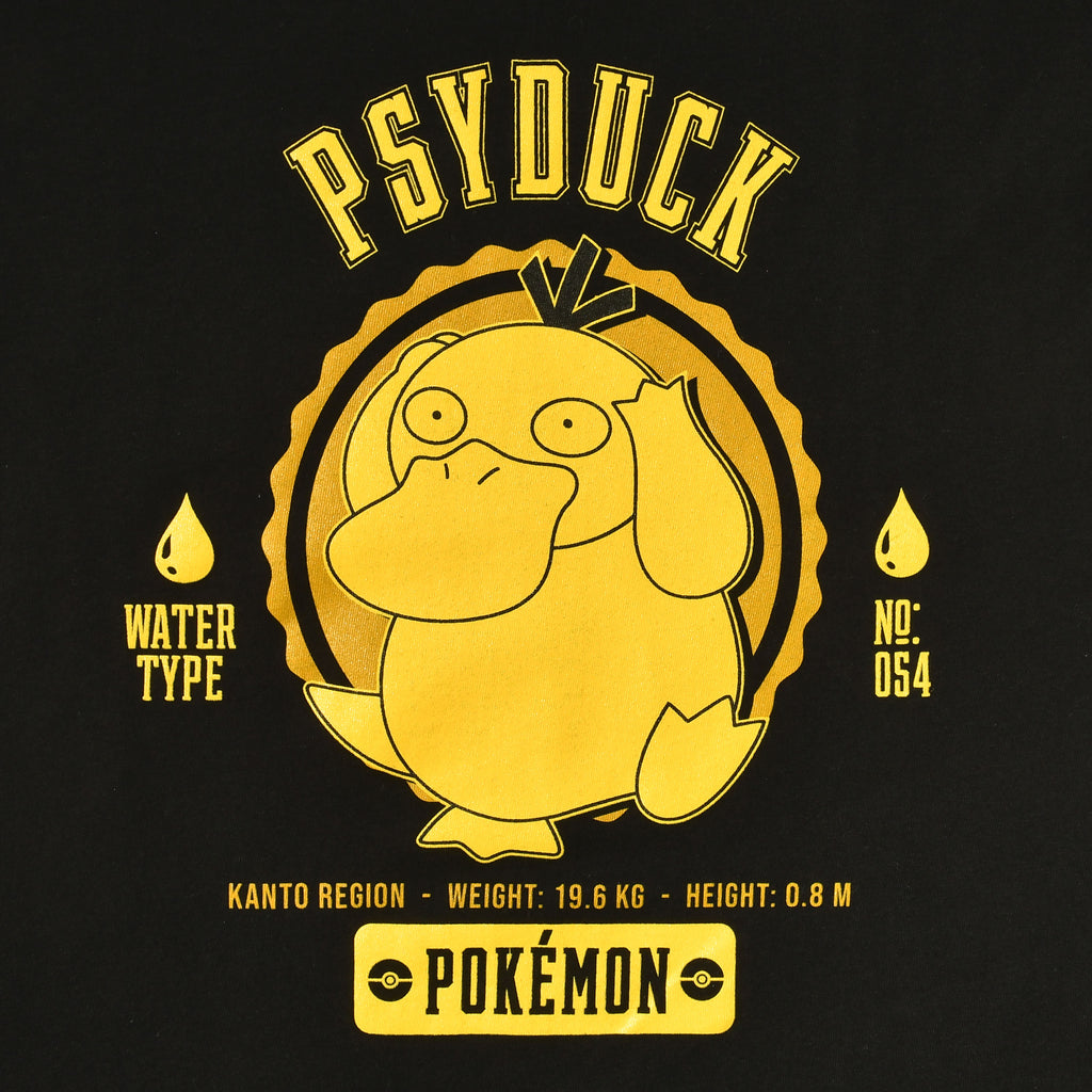 Productafbeelding Pokemon - Psyduck College T-shirt zwart