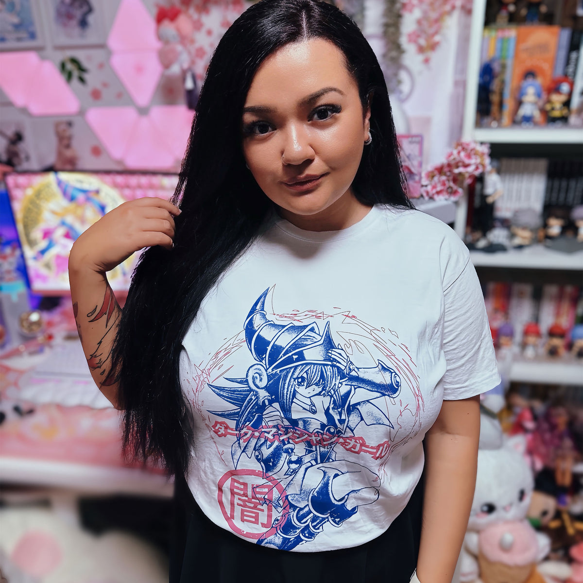 Productafbeelding Yu-Gi-Oh! - Dark Burning T-shirt wit