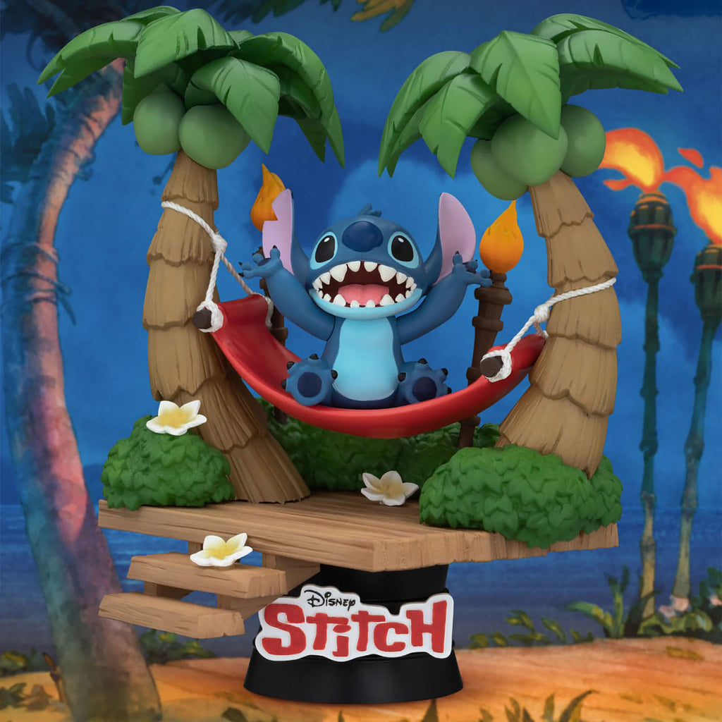 Productafbeelding Stitch in Hangmat D-Stage Diorama - Lilo & Stitch