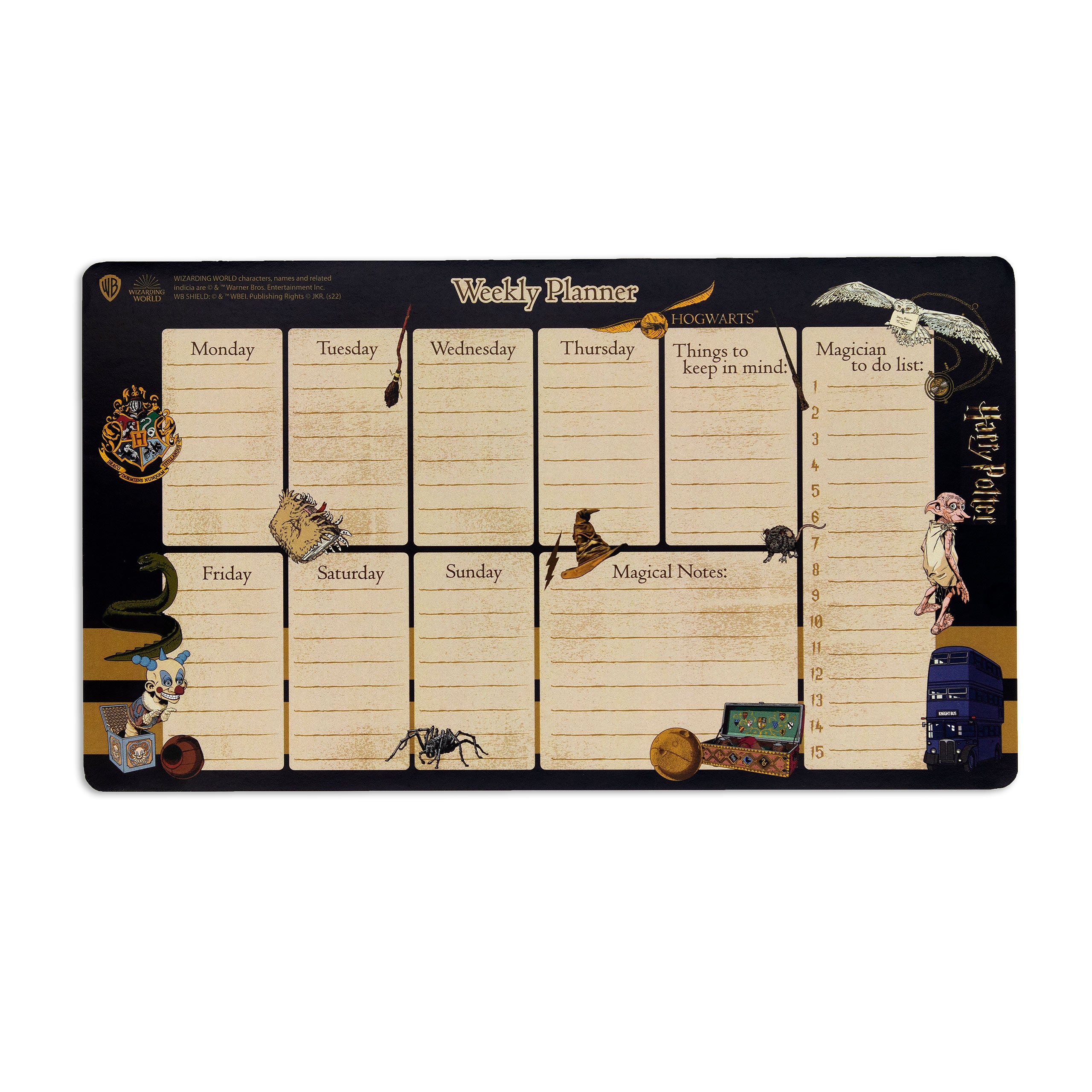 Productafbeelding Harry Potter - Hogwarts Weekplanner