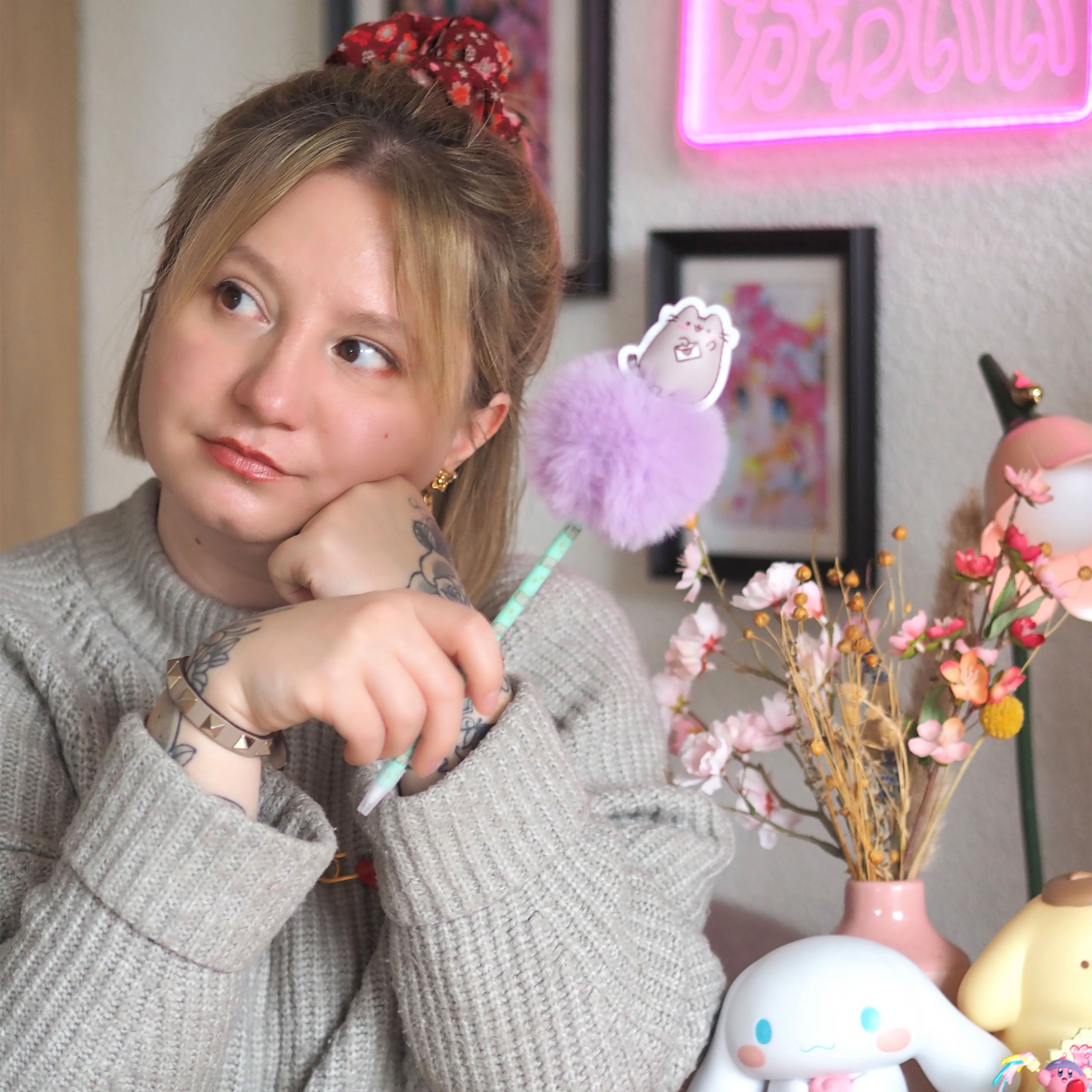 Productafbeelding Pusheen - Balpen met Pom Pom