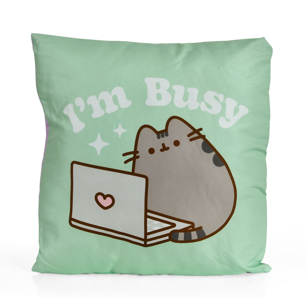 Productafbeelding Pusheen - Goedemorgen Ik ben druk Kussen