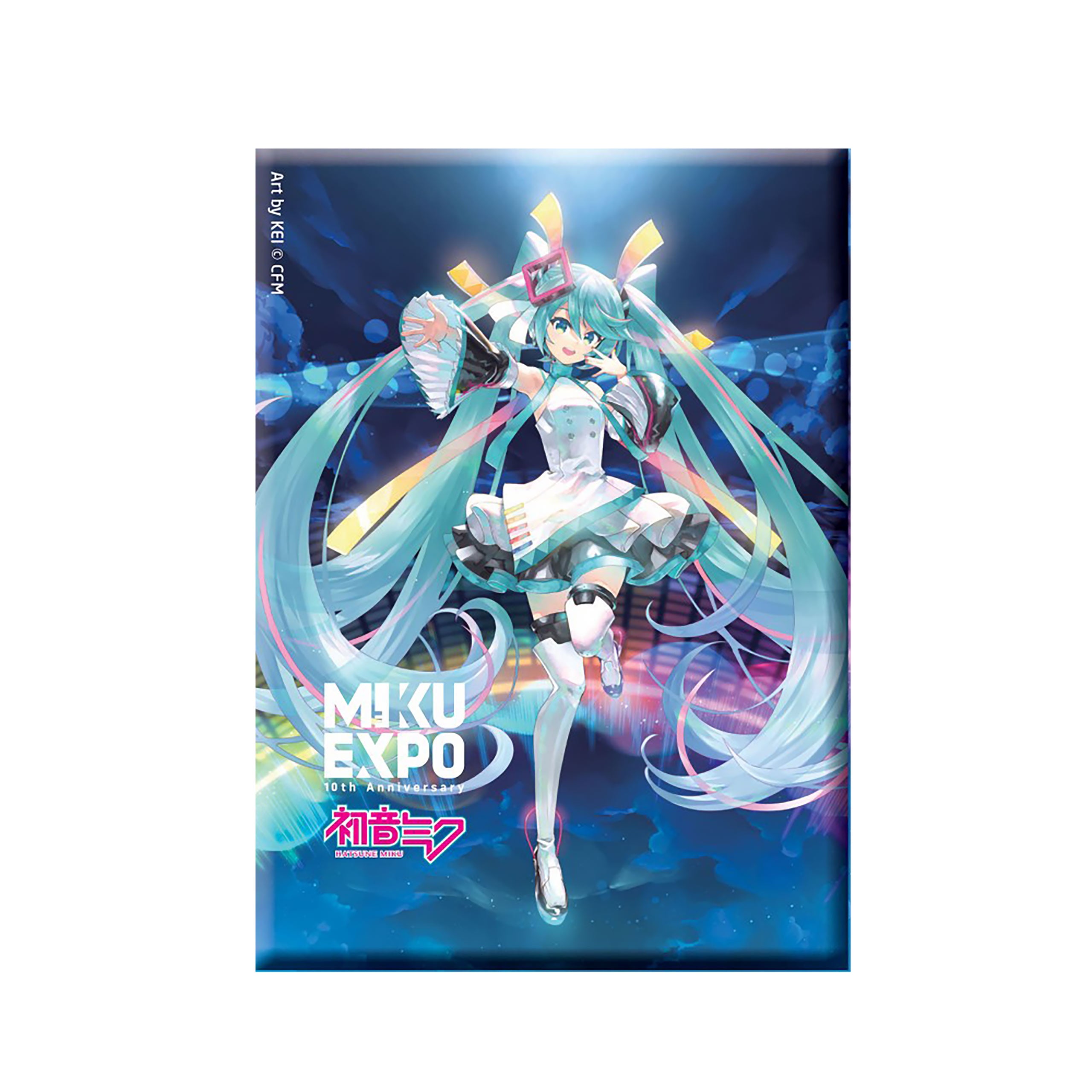 Productafbeelding Hatsune Miku - Miku Expo 10e Verjaardag Magneet Art by KEI Versie