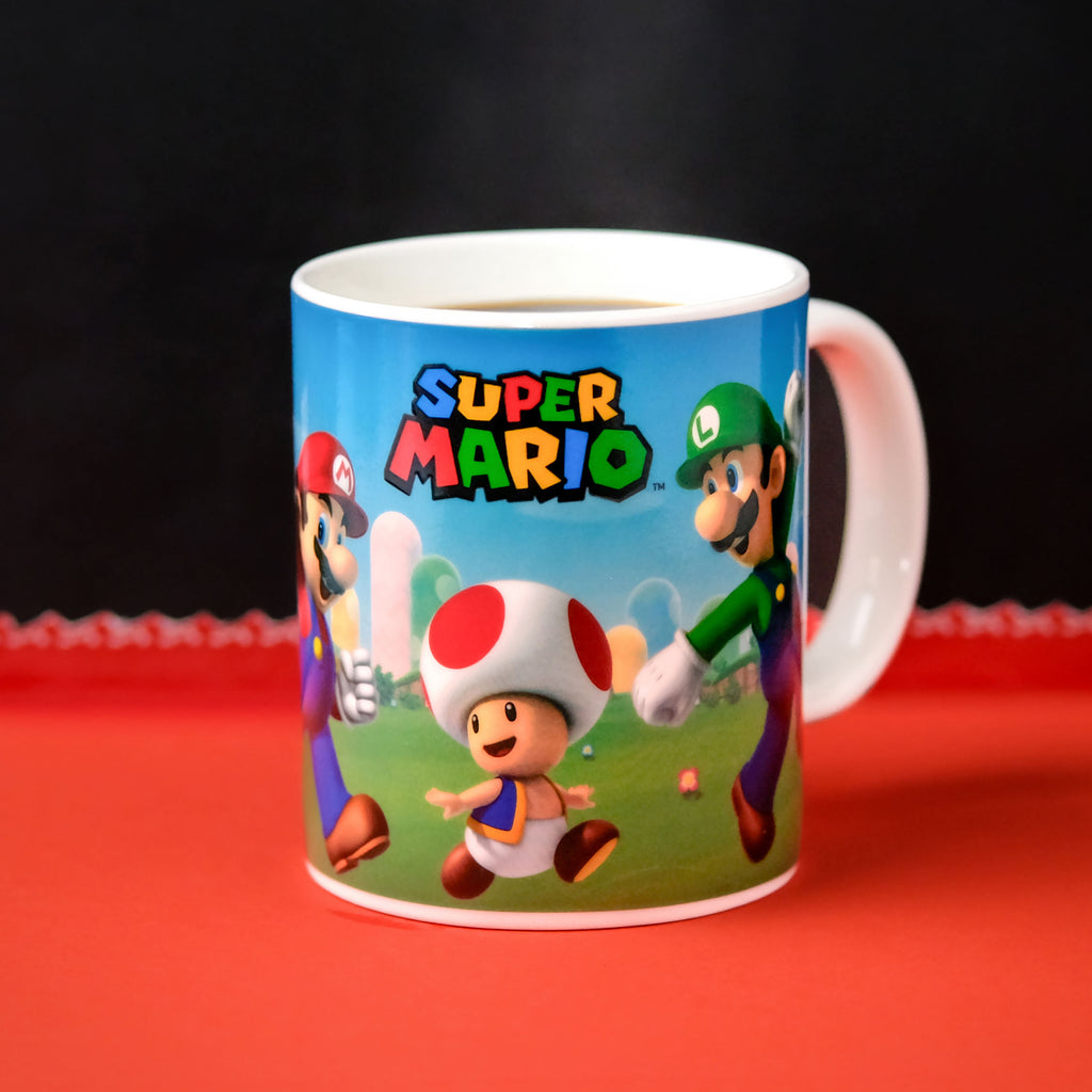 Productafbeelding Super Mario - Team Warmtegevoelige Mok