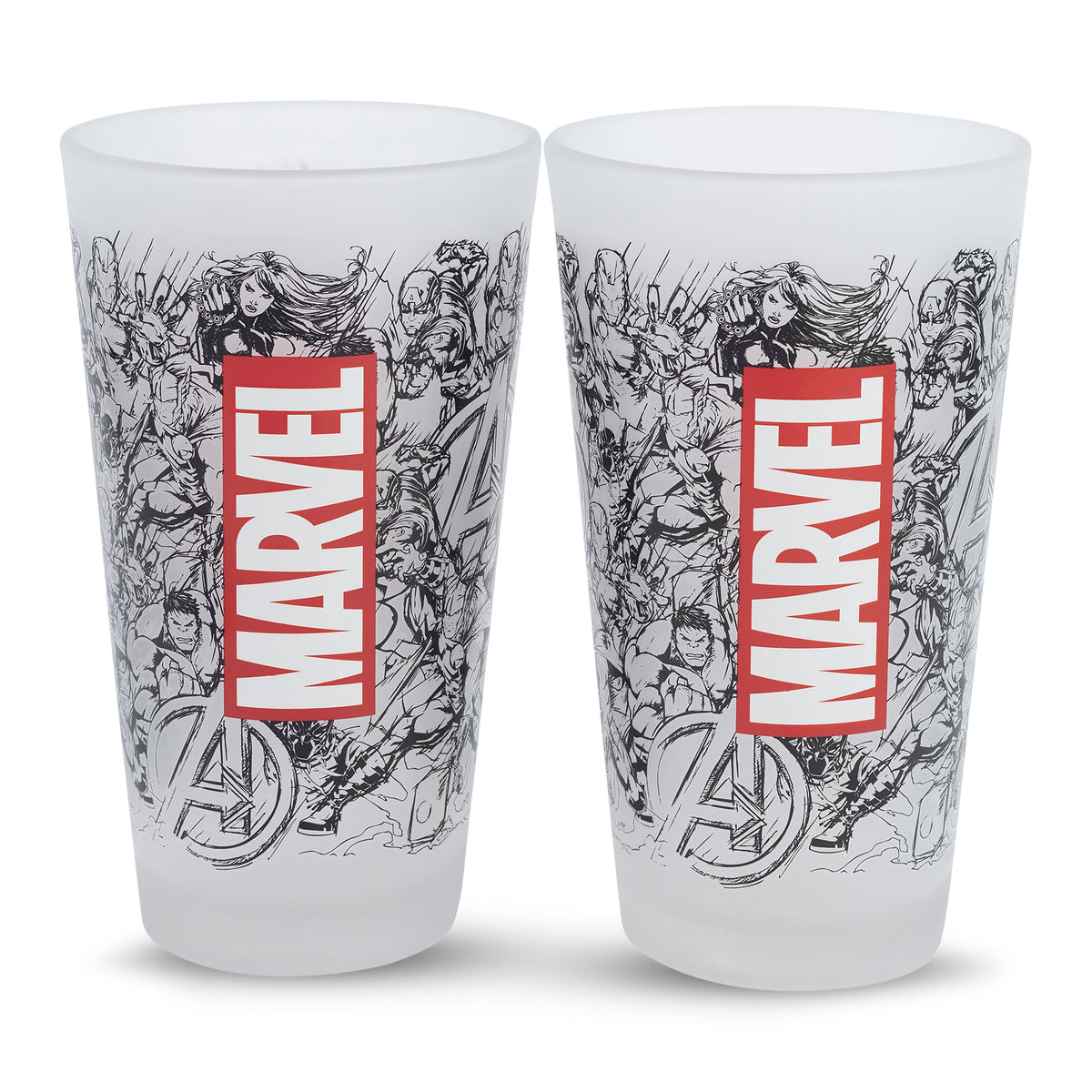 Productafbeelding Marvel - Comics Glazen 2-delige Set
