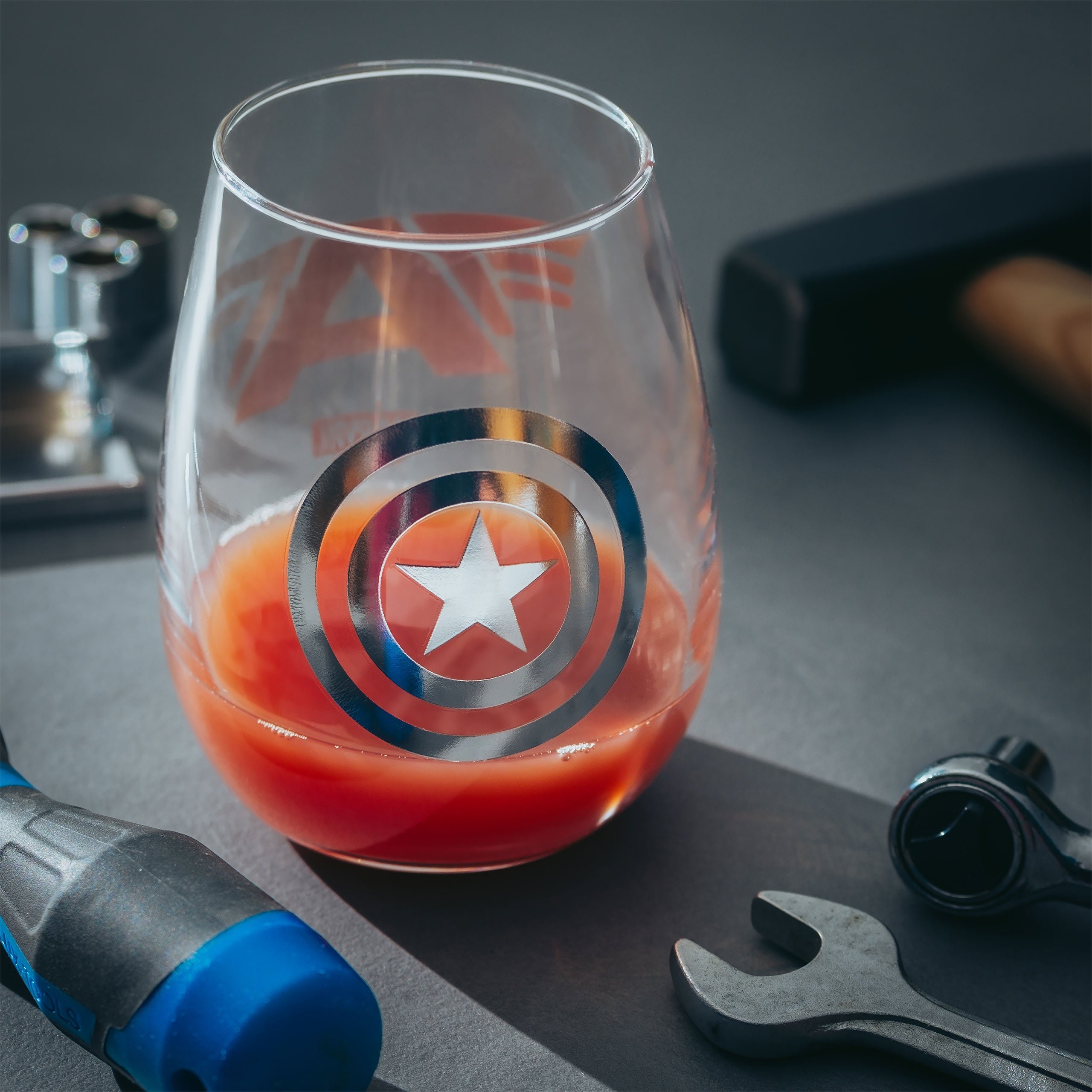Productafbeelding Marvel Avengers - Iron Man & Captain America Glazen 2-delige Set