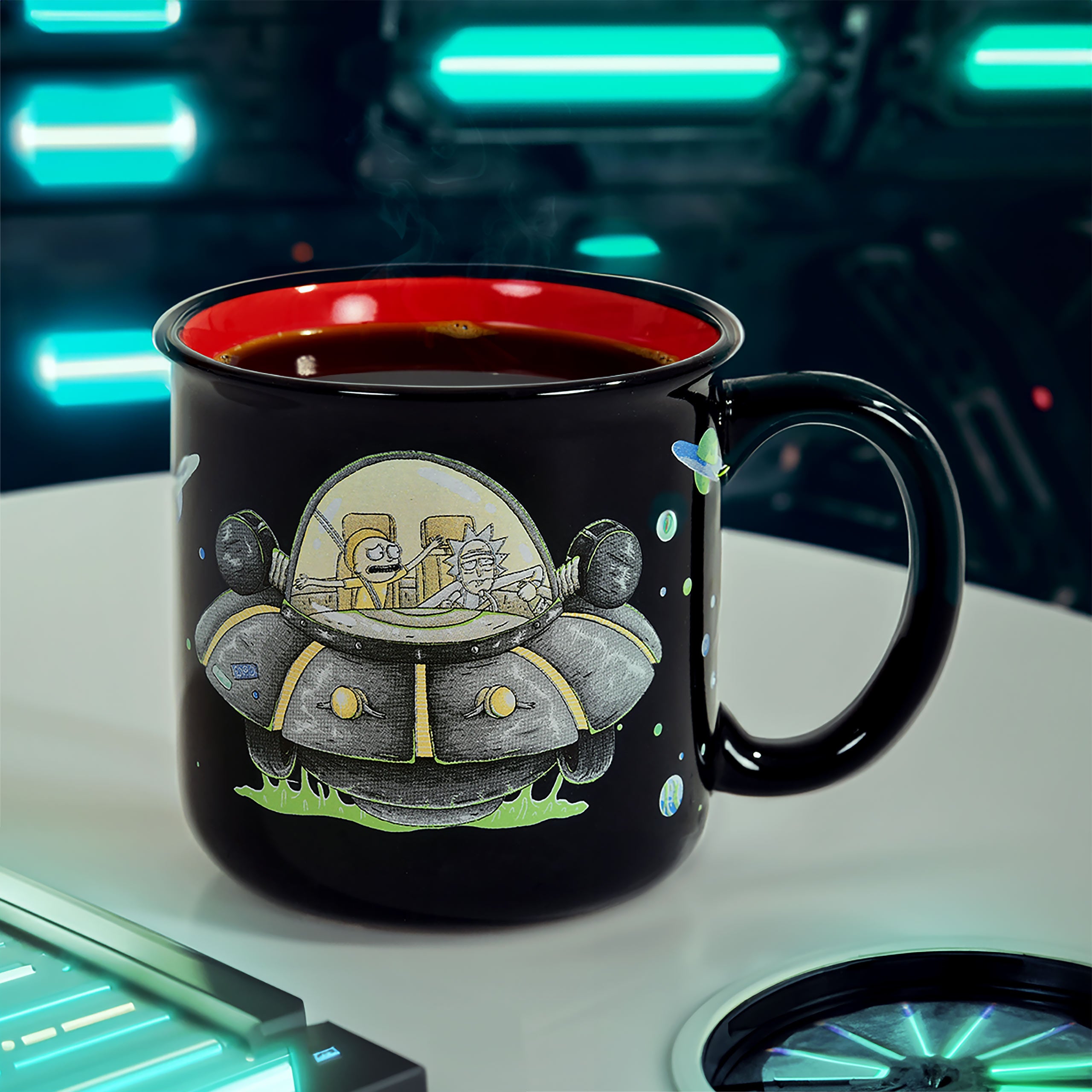 Productafbeelding Rick en Morty - Portal Mok zwart
