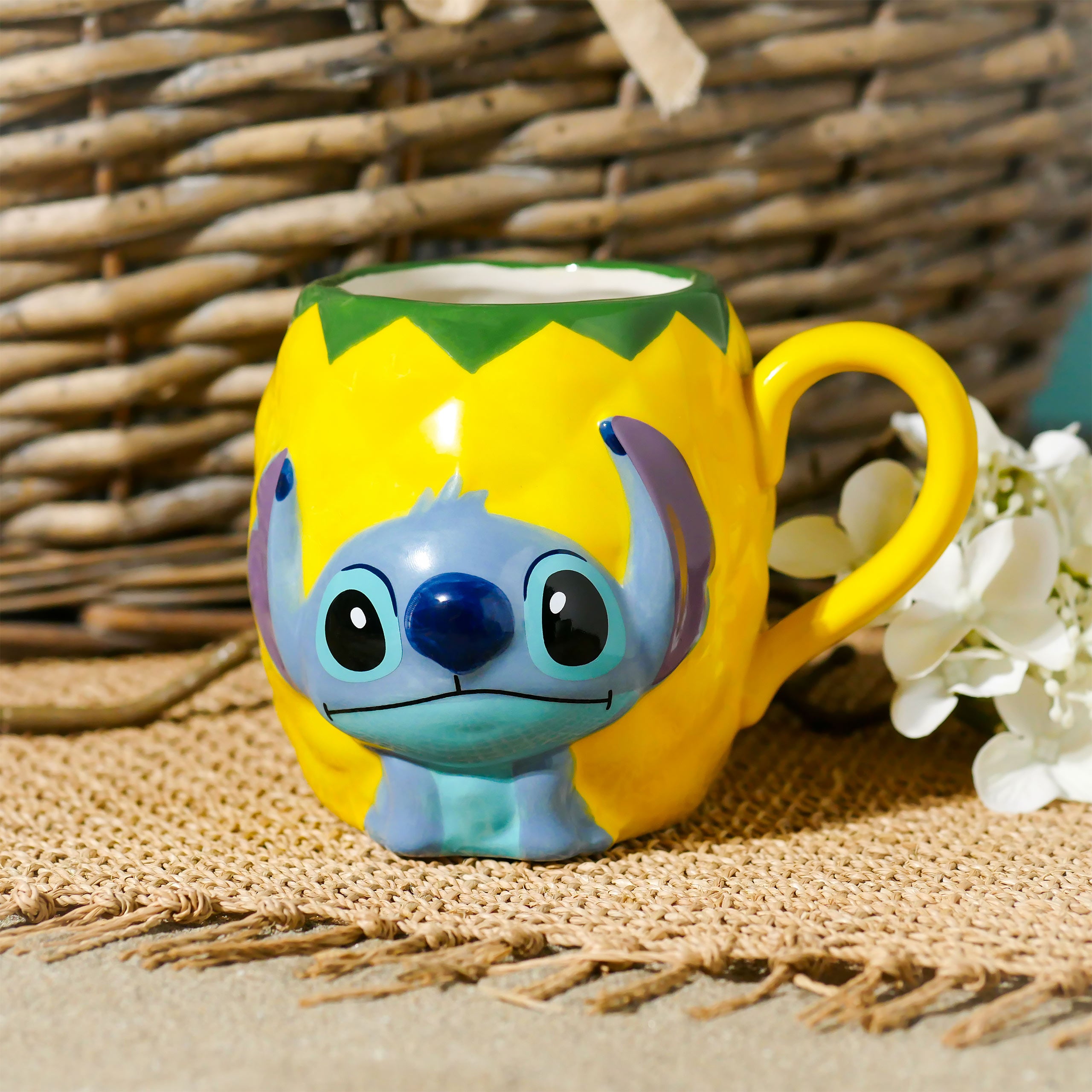 Productafbeelding Stitch Ananas 3D Mok - Lilo & Stitch