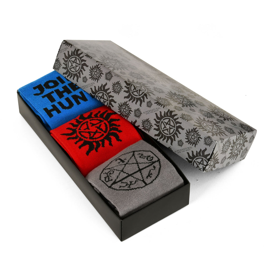 Productafbeelding Supernatural Sokken 3-Pack in Cadeaubox