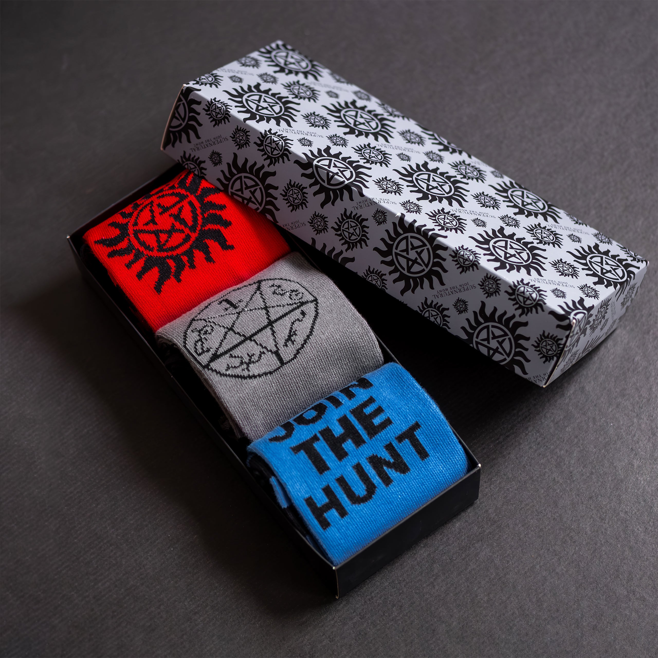 Productafbeelding Supernatural Sokken 3-Pack in Cadeaubox