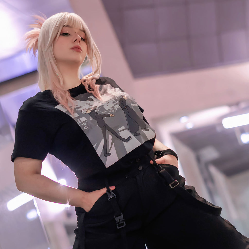 Productafbeelding Crosswalk T-shirt voor Jujutsu Kaisen fans zwart