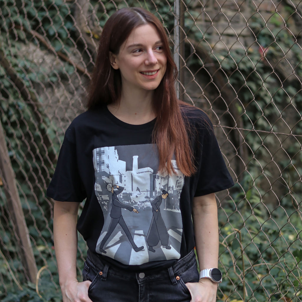 Productafbeelding Crosswalk T-shirt voor Jujutsu Kaisen fans zwart