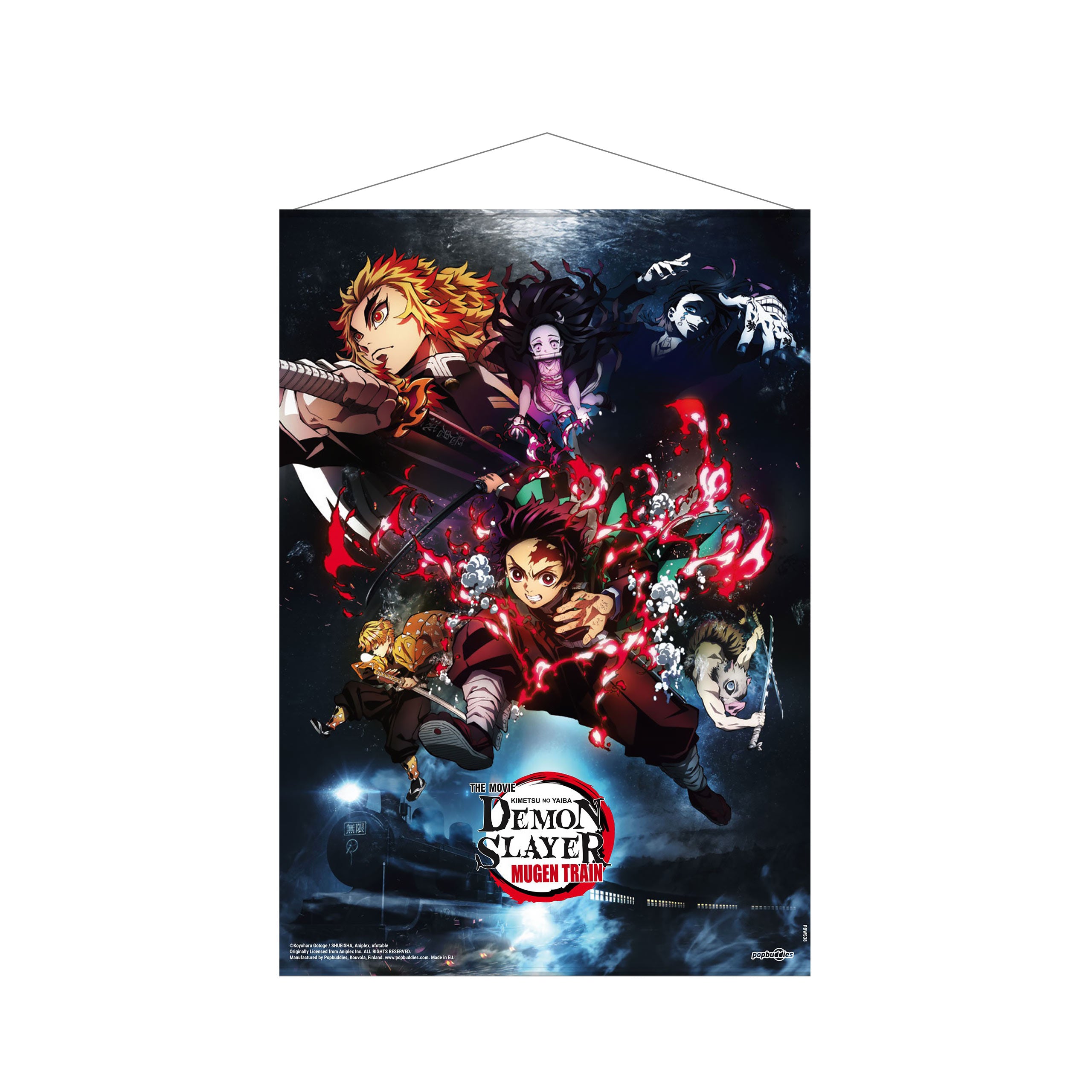Productafbeelding Demon Slayer - Mugen Train Key Visual Wall Scroll