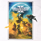 Productafbeelding Helldivers 2 - Key Art T-Shirt wit