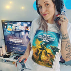 Productafbeelding Helldivers 2 - Key Art T-Shirt wit