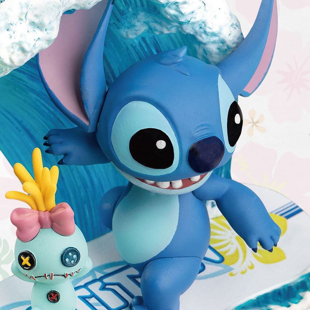 Productafbeelding Surfer Stitch D-Stage Diorama Figuur - Lilo & Stitch