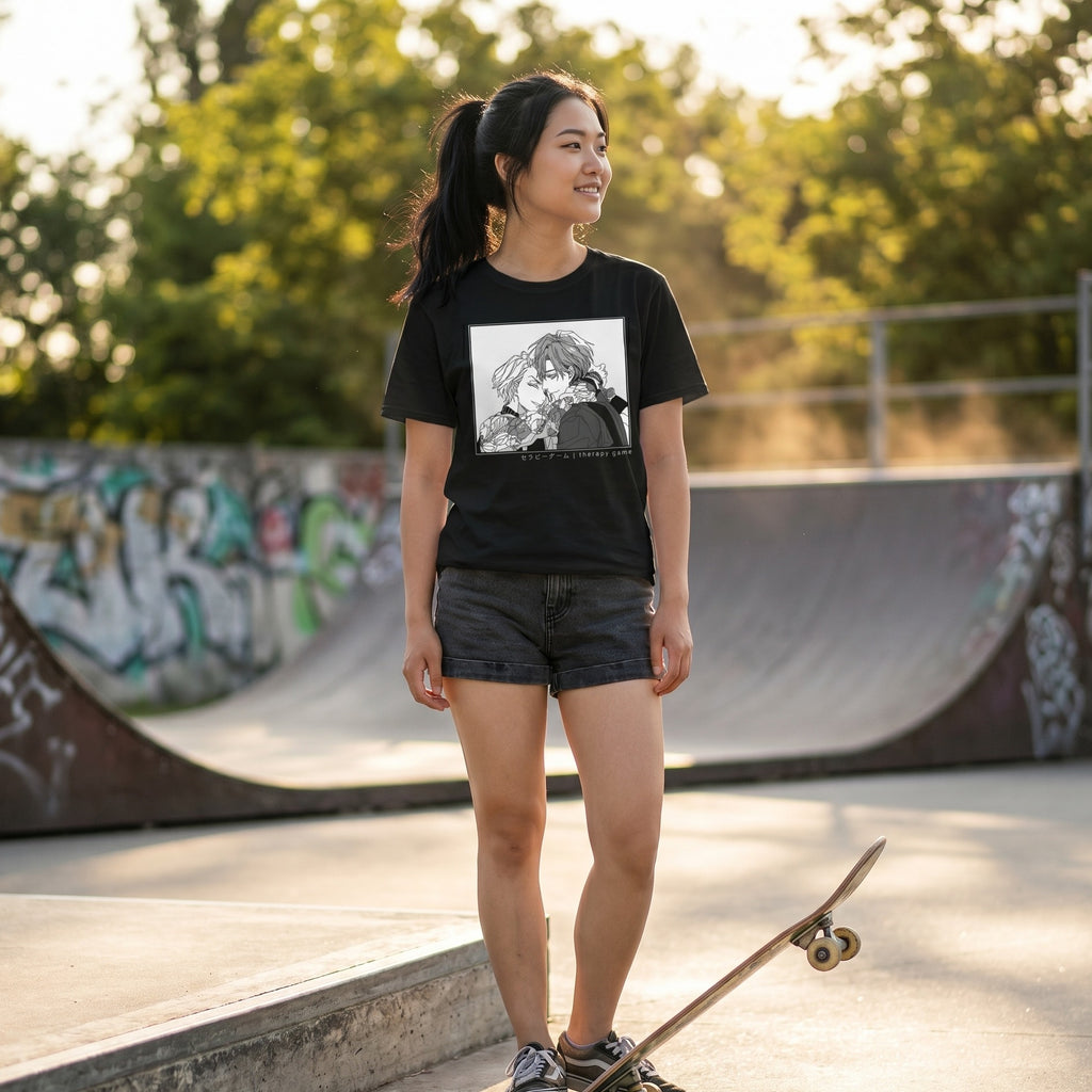 Productafbeelding Shizuma en Minato T-Shirt voor Therapy Game Fans
