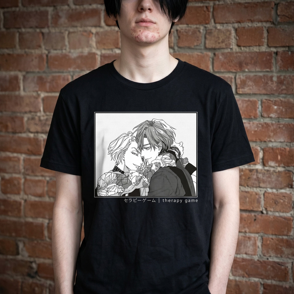Productafbeelding Shizuma en Minato T-Shirt voor Therapy Game Fans