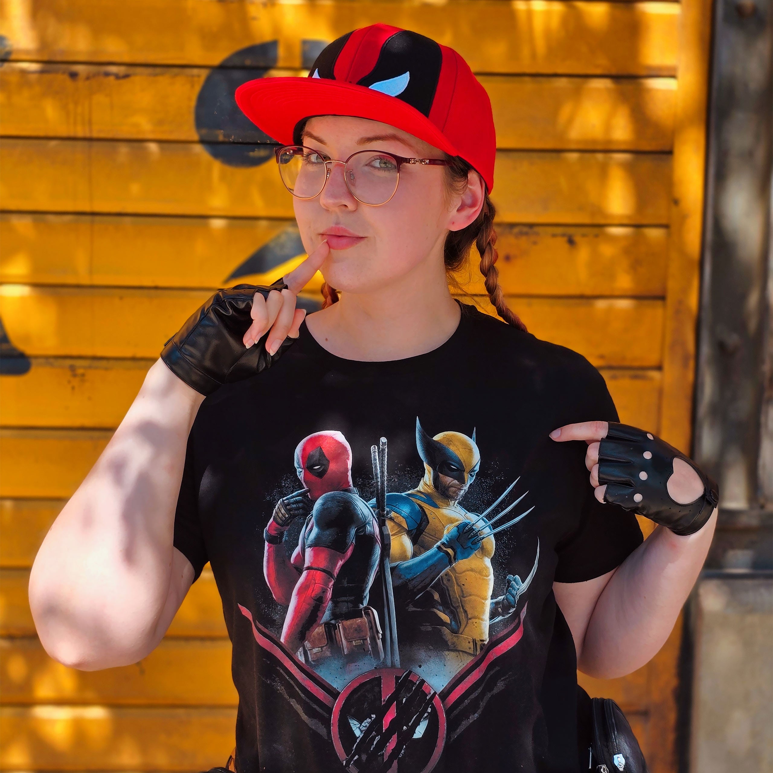 Productafbeelding Deadpool en Wolverine Double Trouble T-Shirt zwart