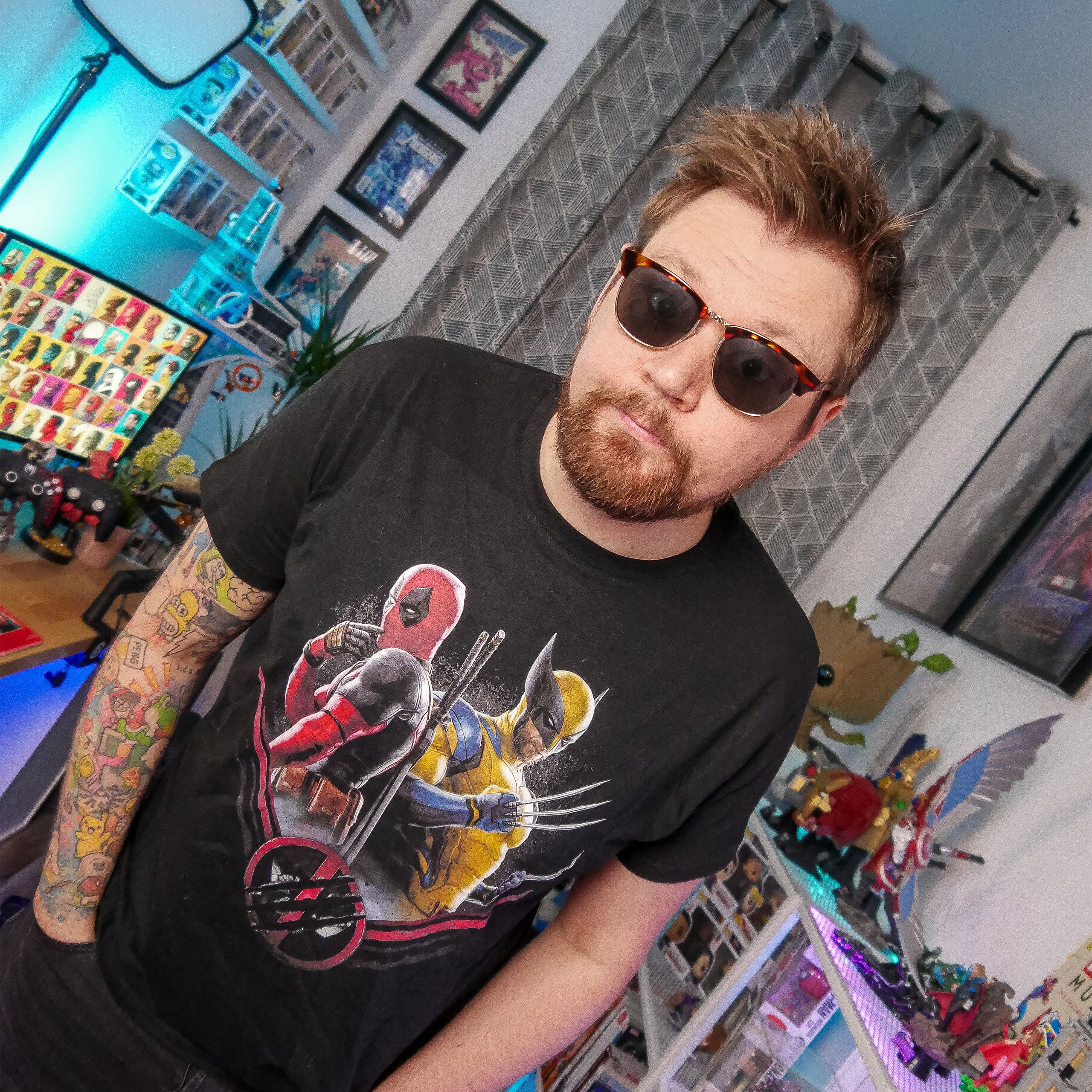 Productafbeelding Deadpool en Wolverine Double Trouble T-Shirt zwart