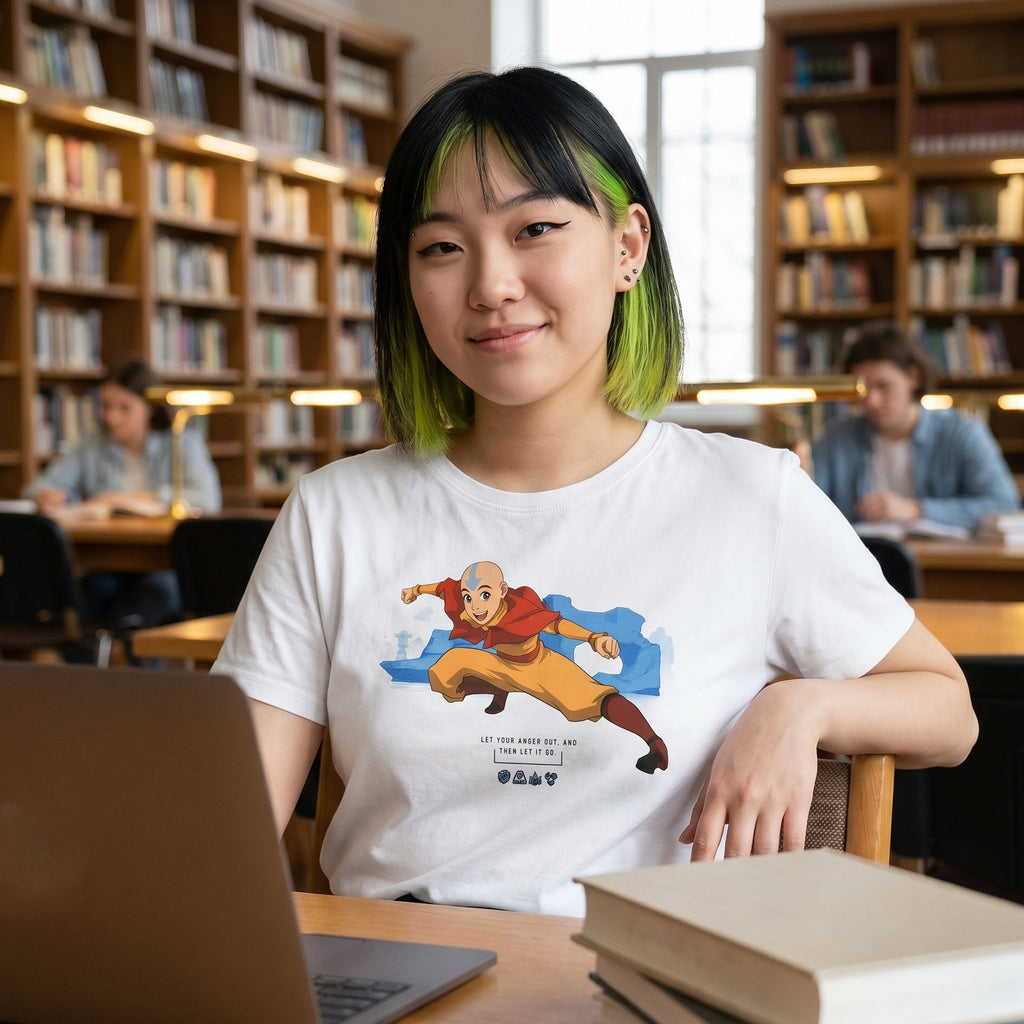 Productafbeelding Avatar De Laatste Luchtmeester - Aang Wit T-shirt