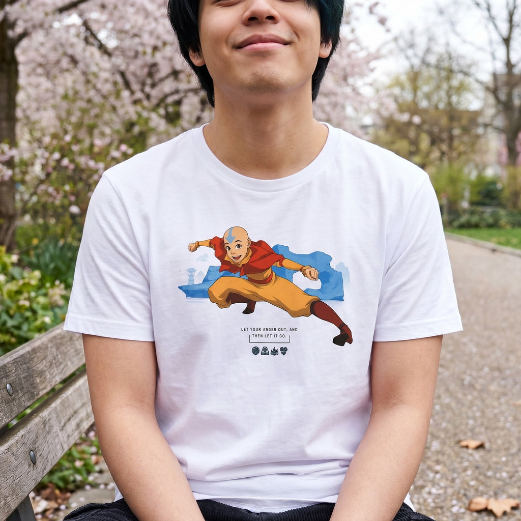 Productafbeelding Avatar De Laatste Luchtmeester - Aang Wit T-shirt