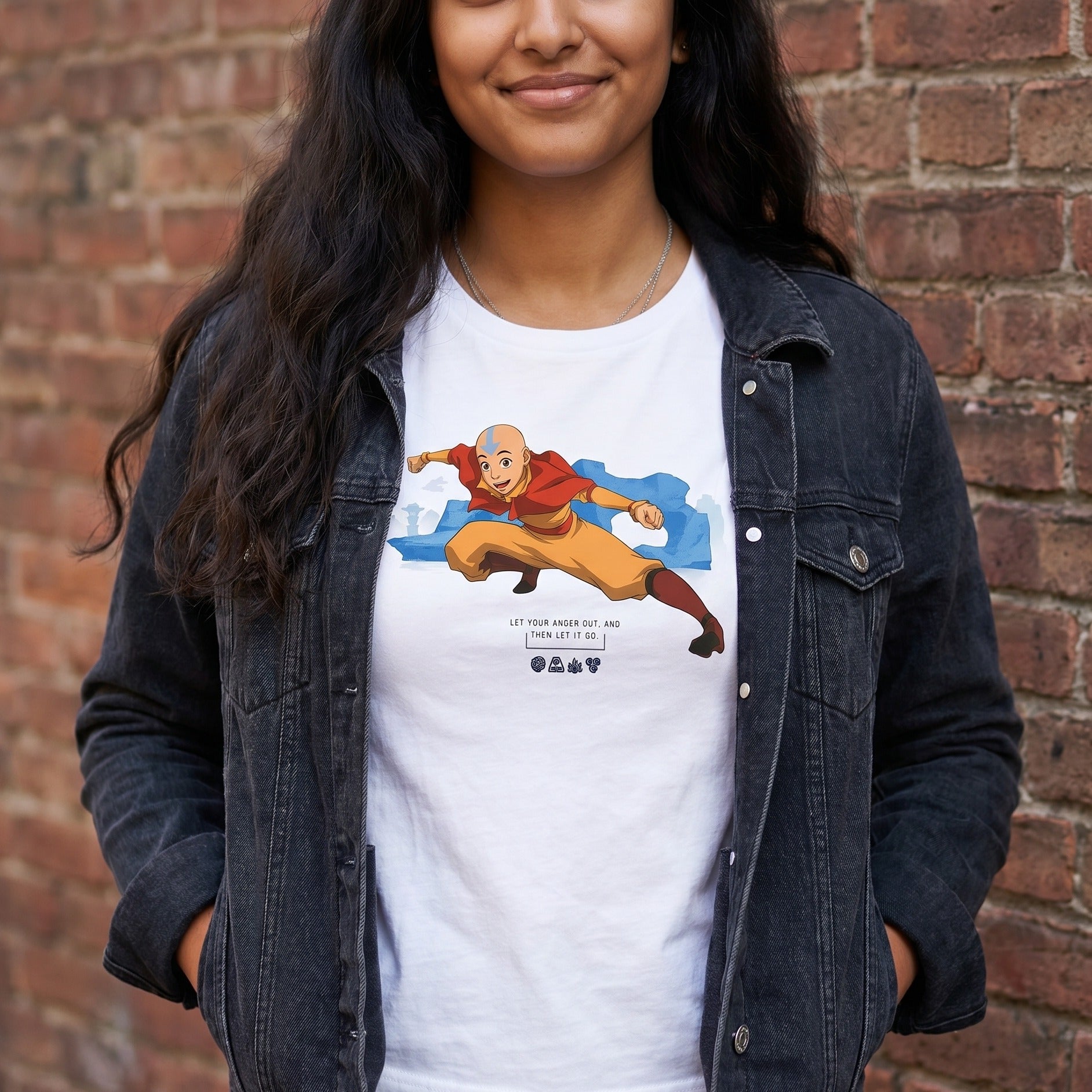 Productafbeelding Avatar De Laatste Luchtmeester - Aang Wit T-shirt
