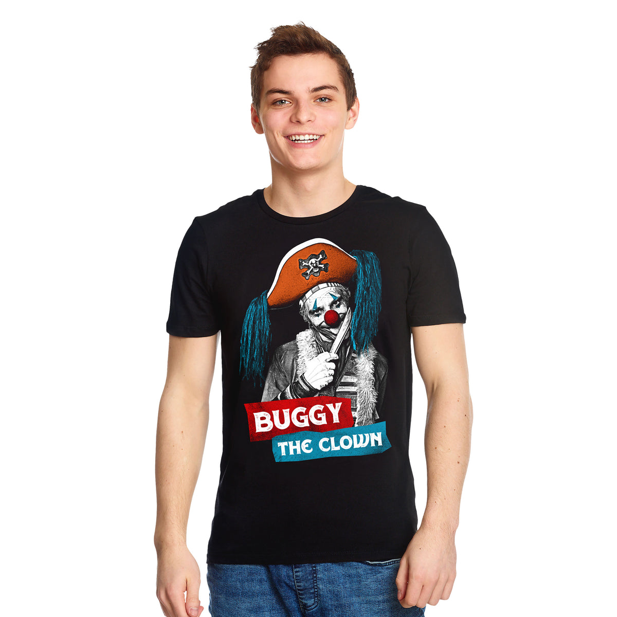 Product image One Piece - Buggy the Clown T-Shirt Black