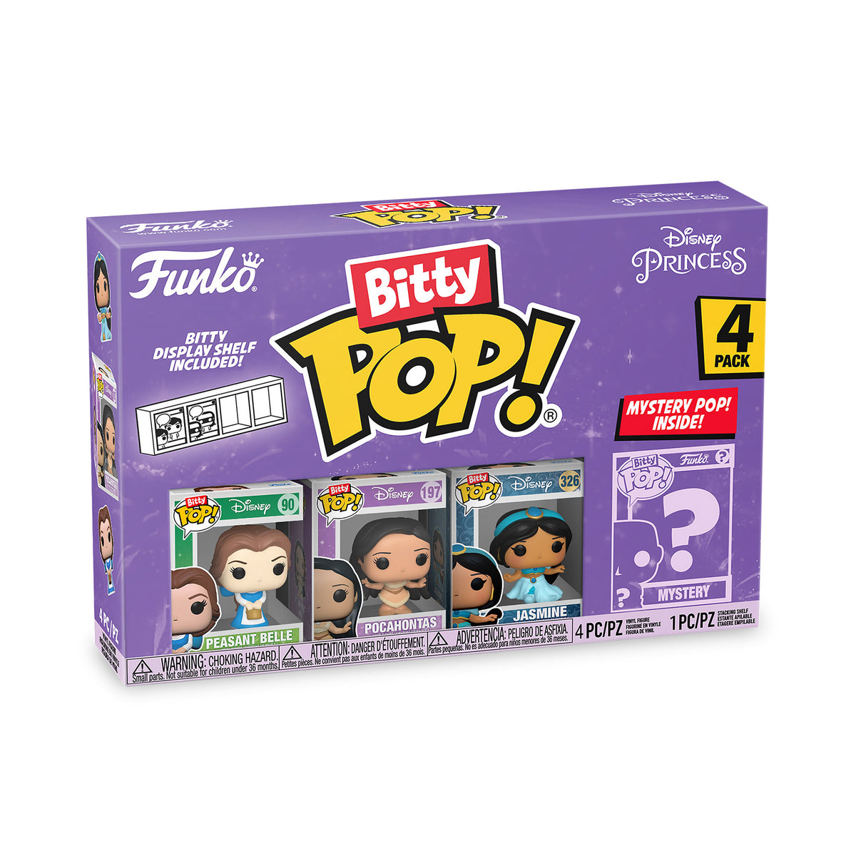 Productafbeelding Disney Princess - Funko Bitty Pop 4-delige figurenset serie 1