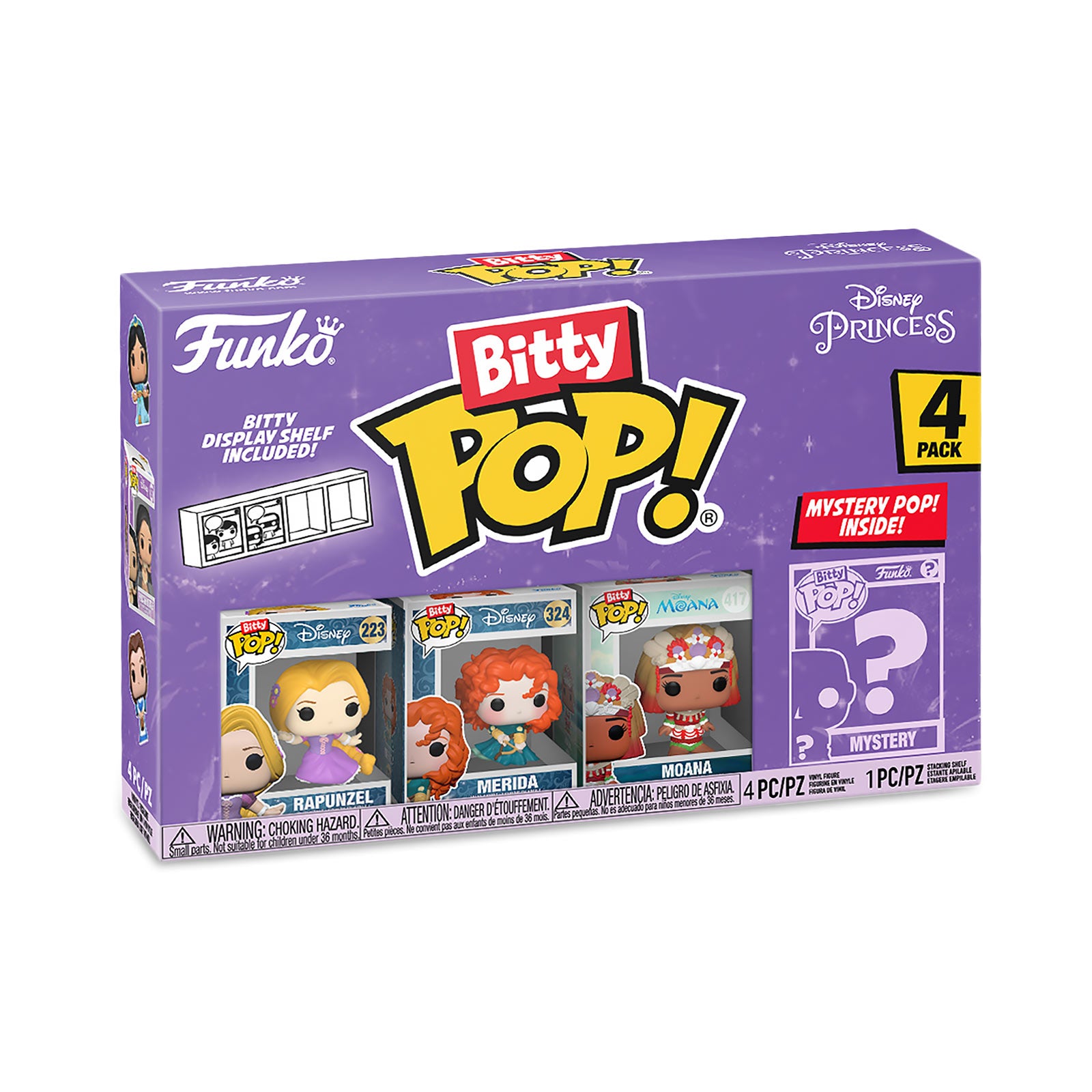 Productafbeelding Disney Princess - Funko Bitty Pop 4-figuren Set Serie 4